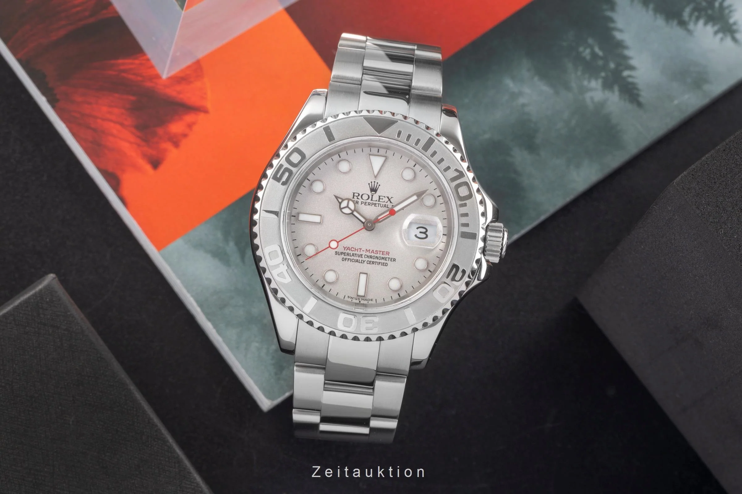 Rolex Yacht-Master steel / platinium automatic men's watch 16622  [2504387] - Image 4