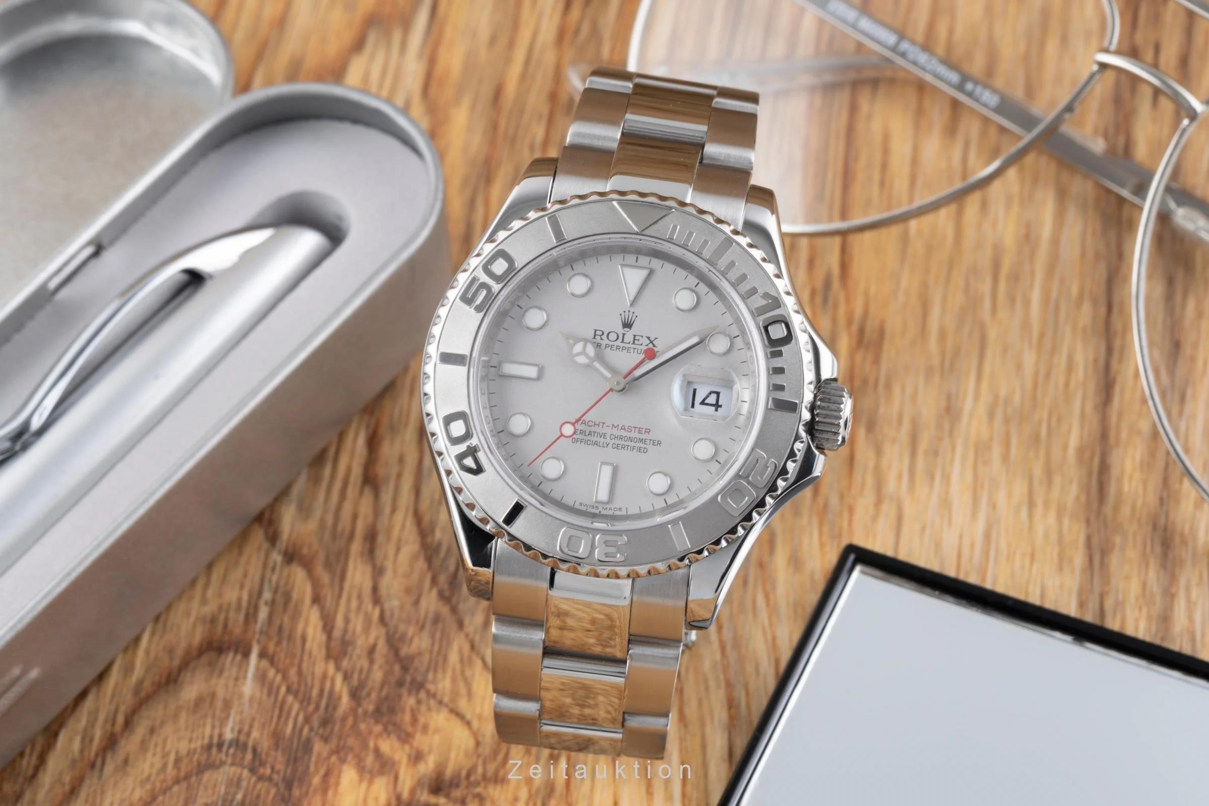 Rolex Yacht-Master steel / platinium automatic men's watch 16622  [2506805] - Image 4