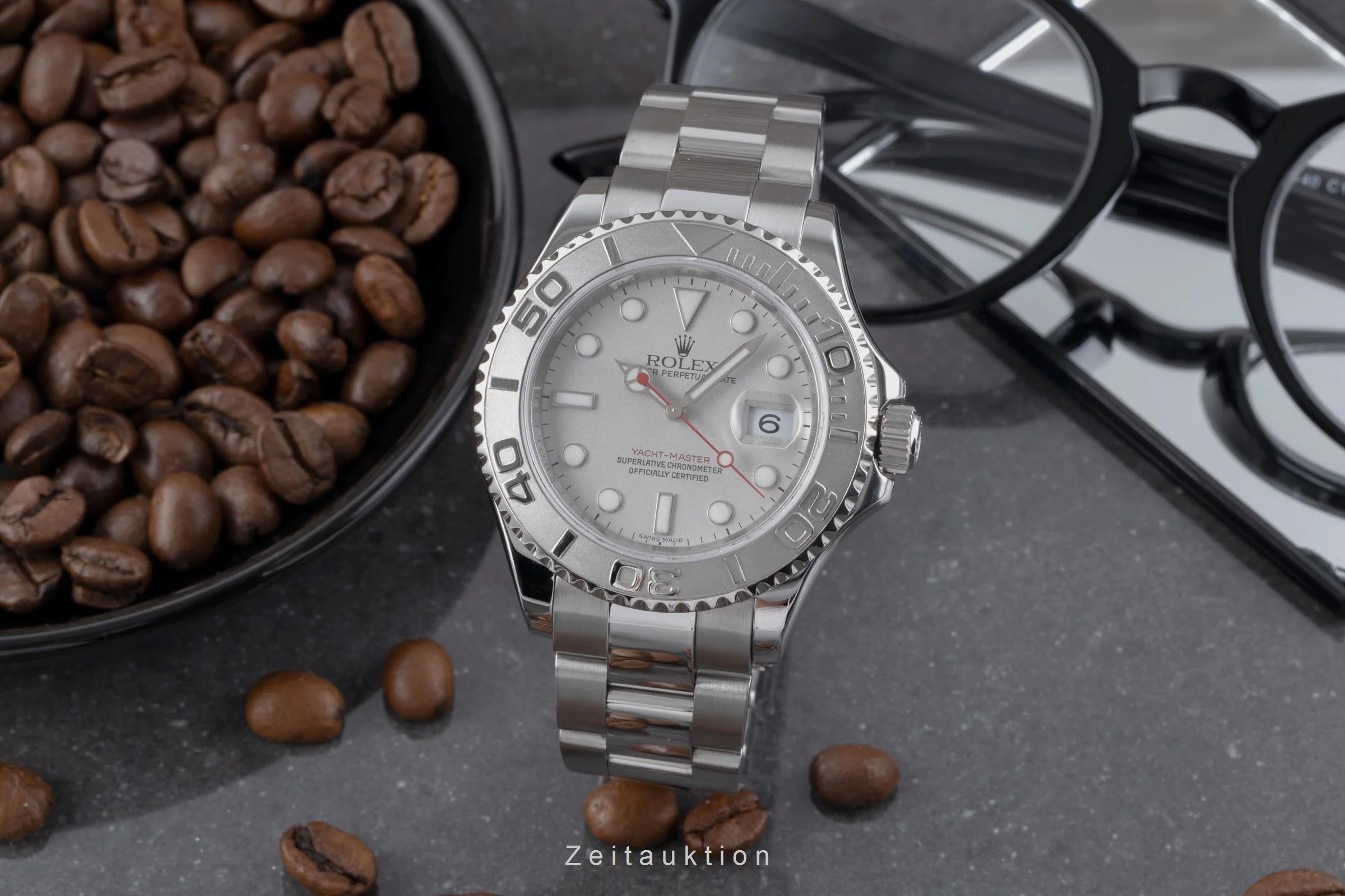 Rolex Yacht-Master steel / platinium automatic men's watch 16622  [2507035] - Image 4