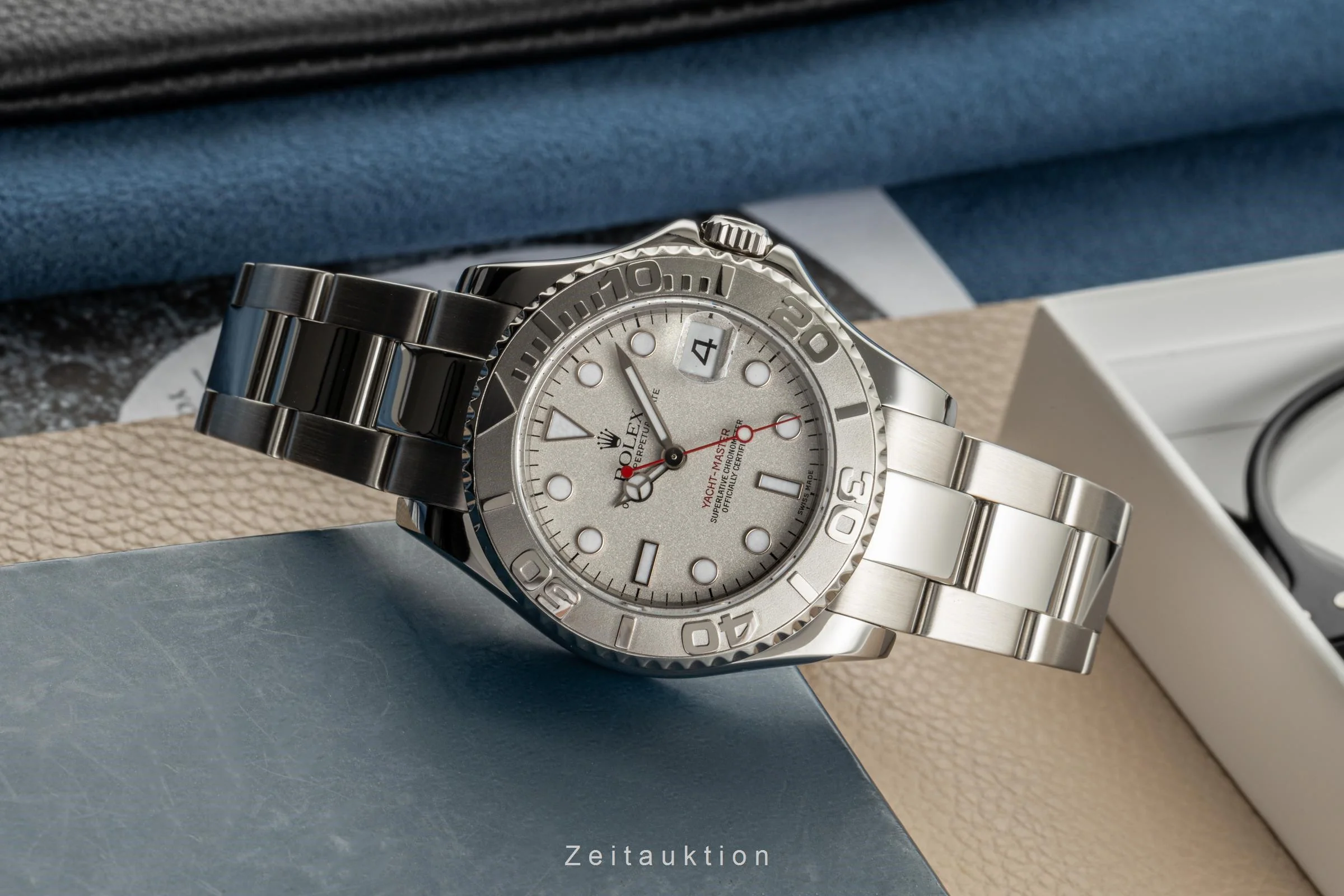 Rolex Yacht-Master steel / platinium automatic men's watch 168622 LP: 11550EUR  [2305634] - Image 2
