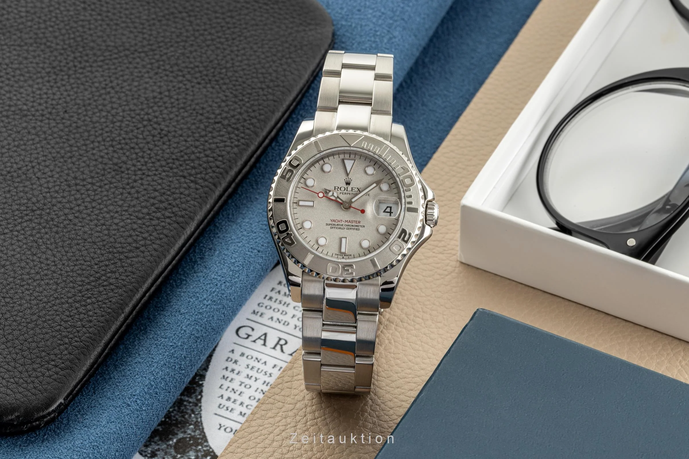 Rolex Yacht-Master steel / platinium automatic men's watch 168622 LP: 11550EUR  [2305634] - Image 3