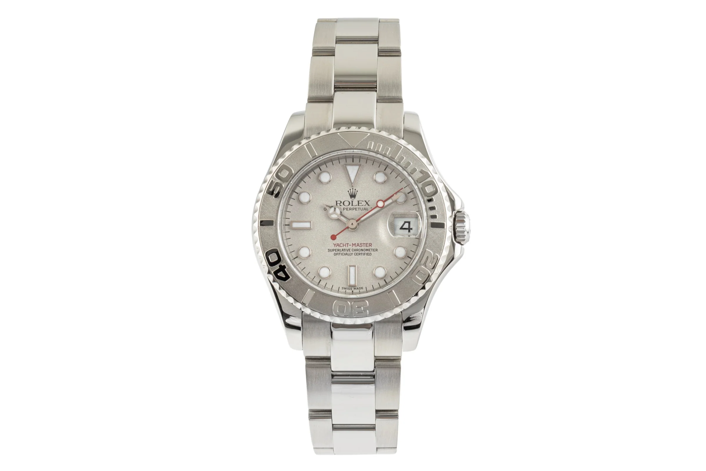 Rolex Yacht-Master steel / platinium automatic men's watch 168622 LP: 11550EUR  [2305634] - Image 4