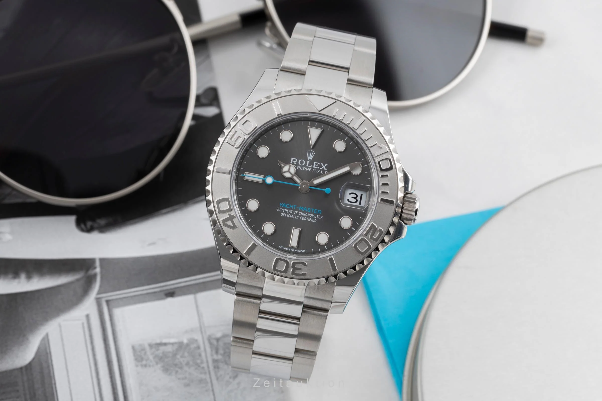 Rolex Yacht-Master steel / platinium automatic men's watch 268622  [2505395] - Image 4