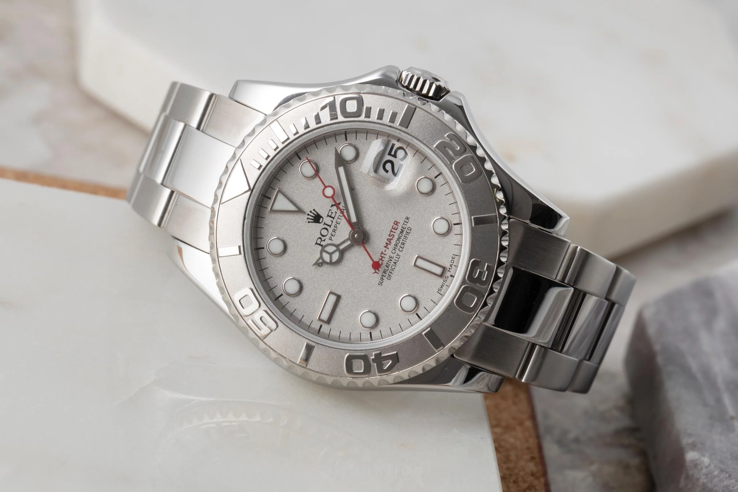 Rolex Yacht-Master steel / platinium automatic unisex 168622  [2600310] - Image 3