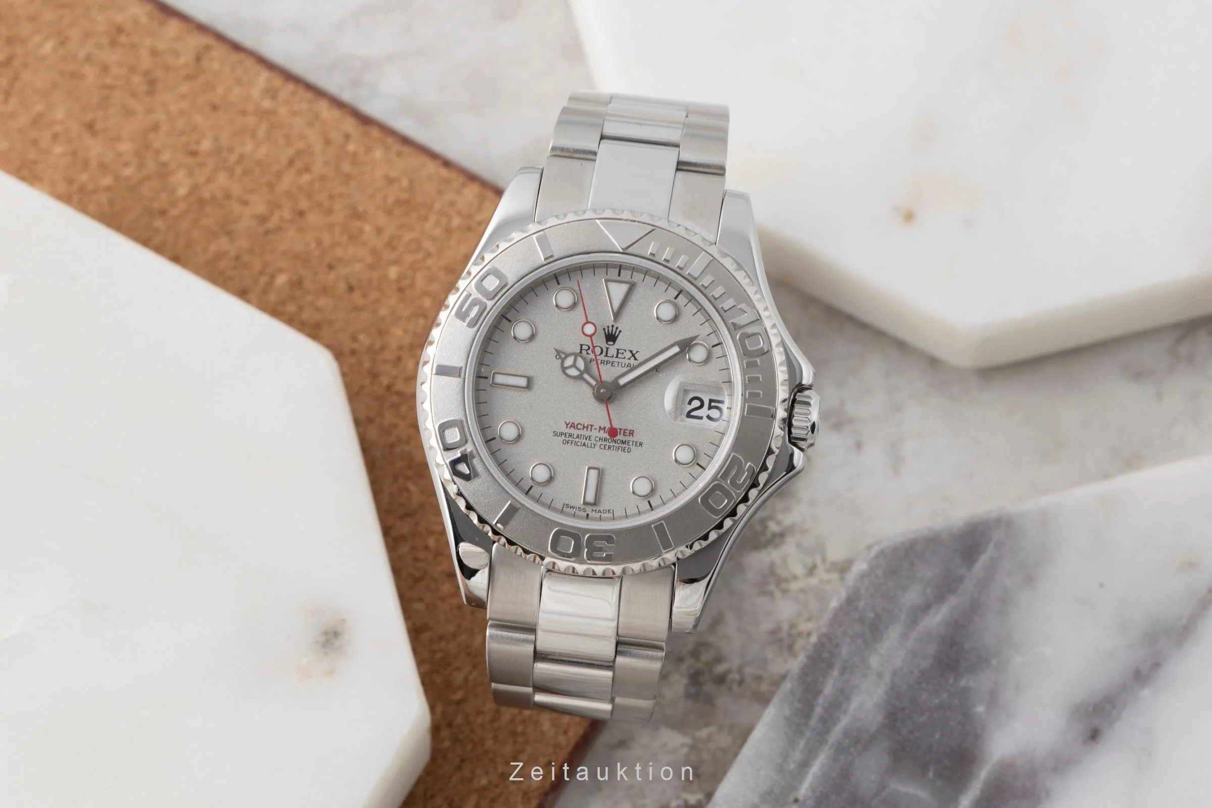 Rolex Yacht-Master steel / platinium automatic unisex 168622  [2600310] - Image 4