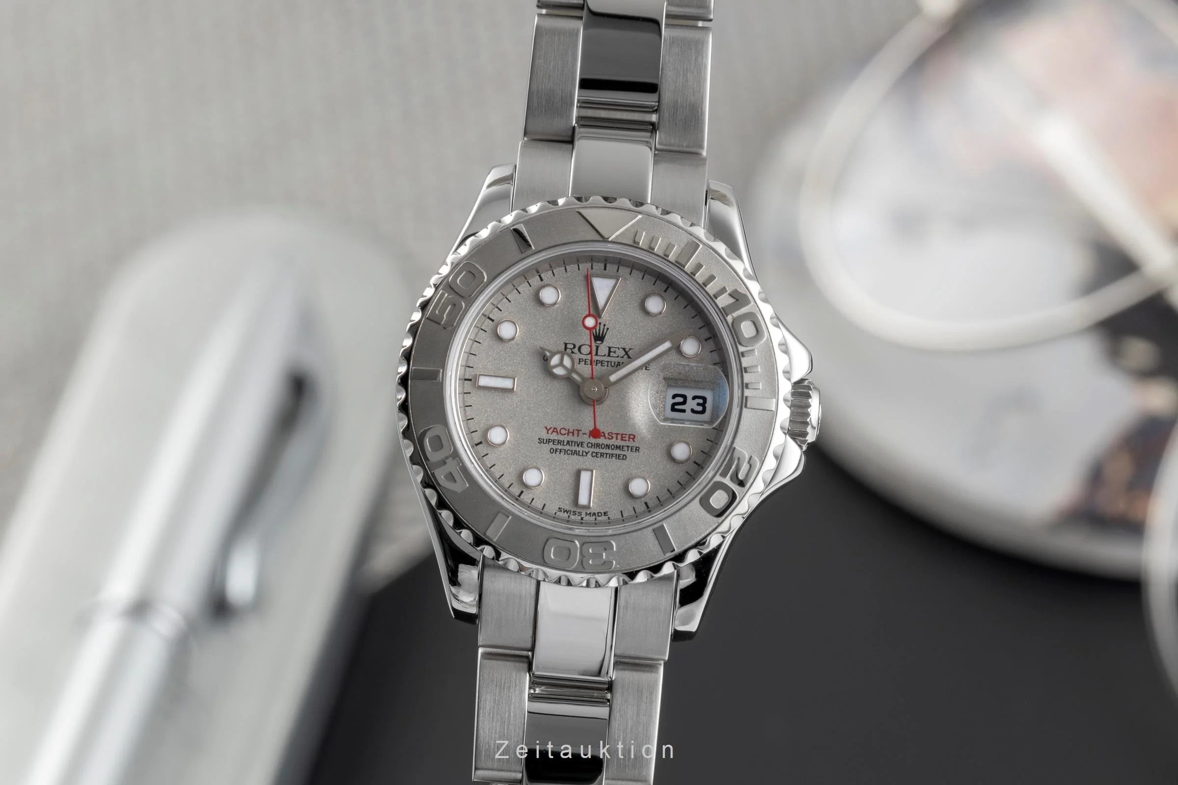 Rolex Yacht-Master steel / platinium automatic women's watch 169622  [2504418] - Image 2