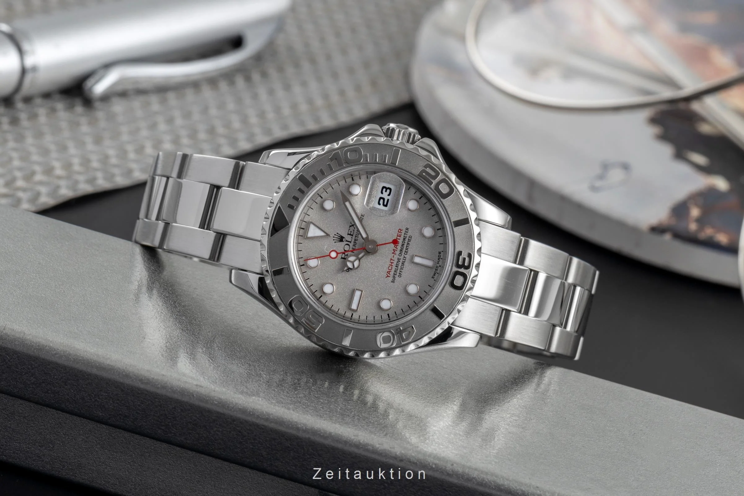 Rolex Yacht-Master steel / platinium automatic women's watch 169622  [2504418] - Image 3