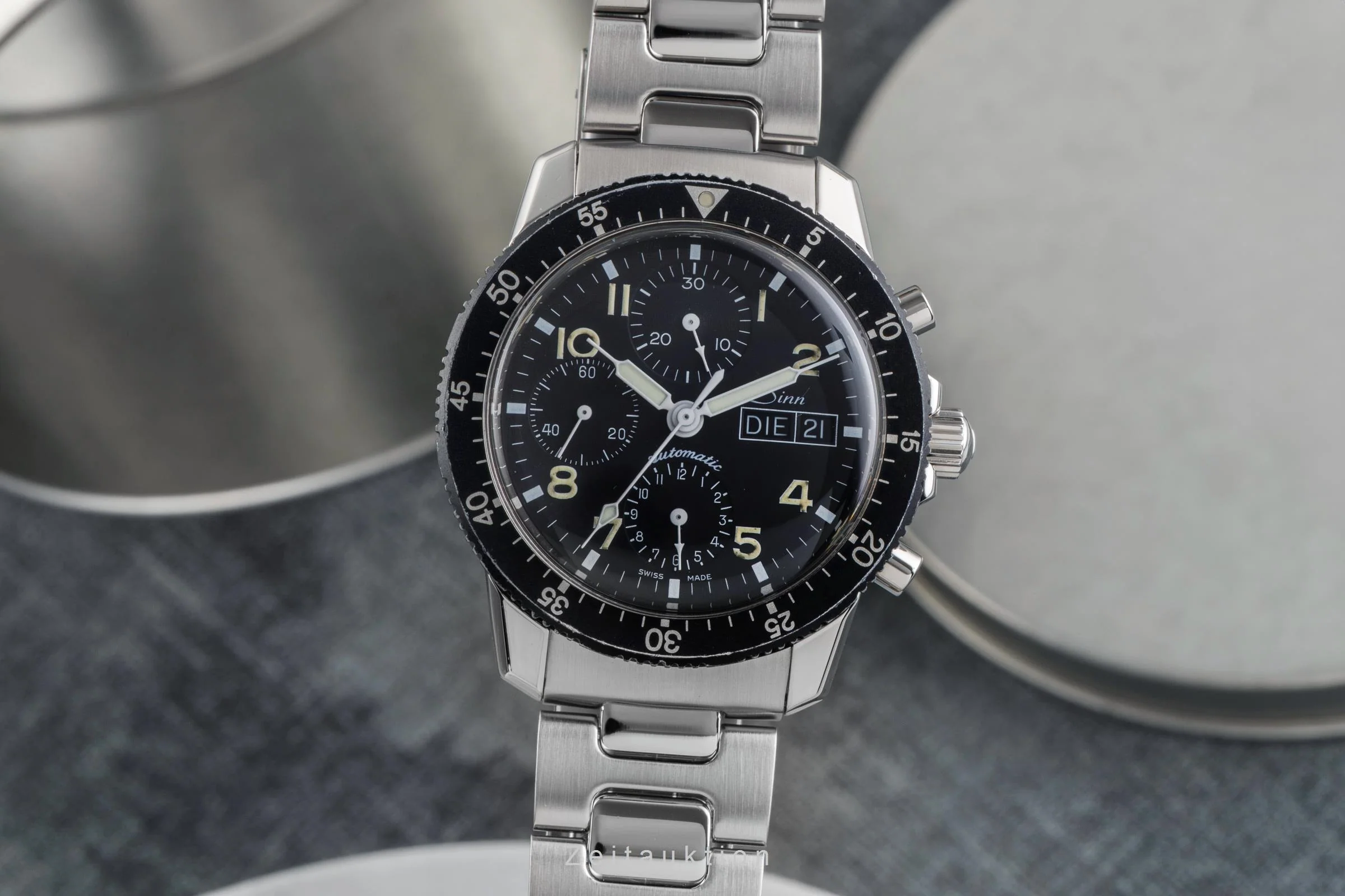 Sinn 103 chronograph steel automatic men's watch 103 St LP: 2900EUR  [2503089] - Image 2