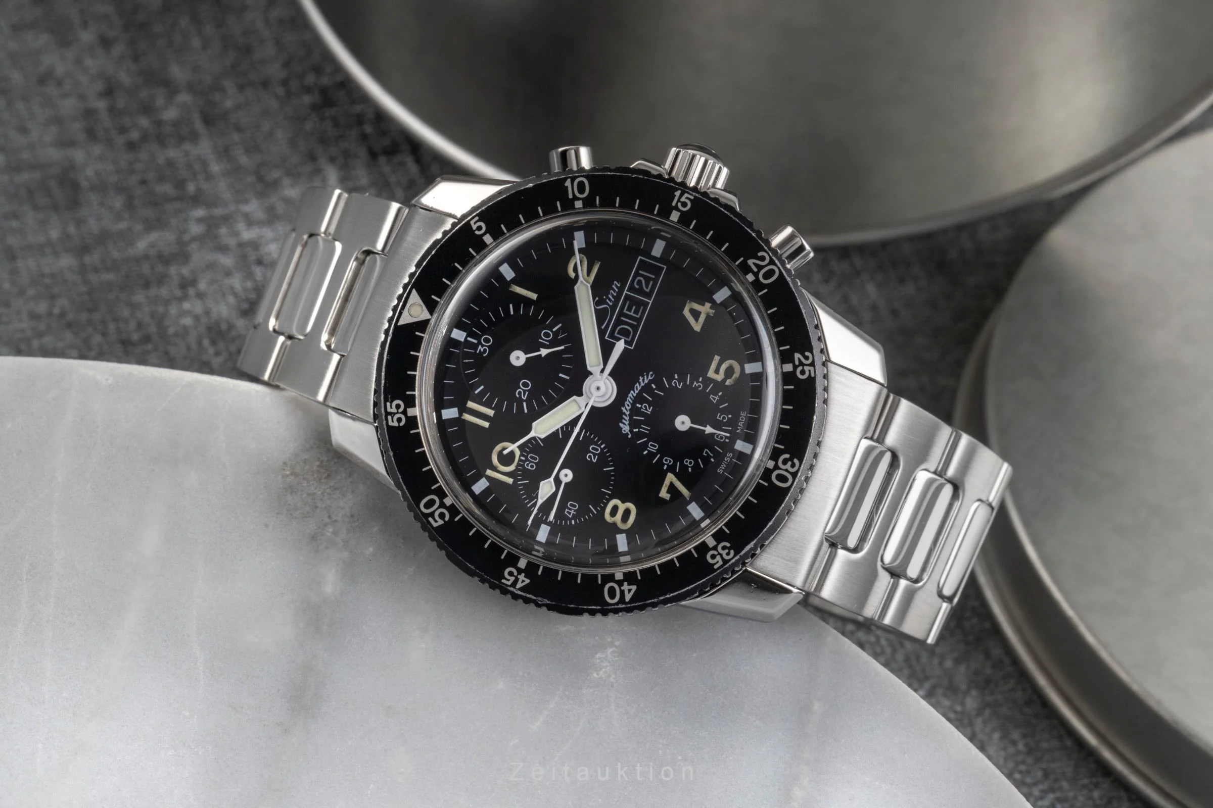 Sinn 103 chronograph steel automatic men's watch 103 St LP: 2900EUR  [2503089] - Image 3