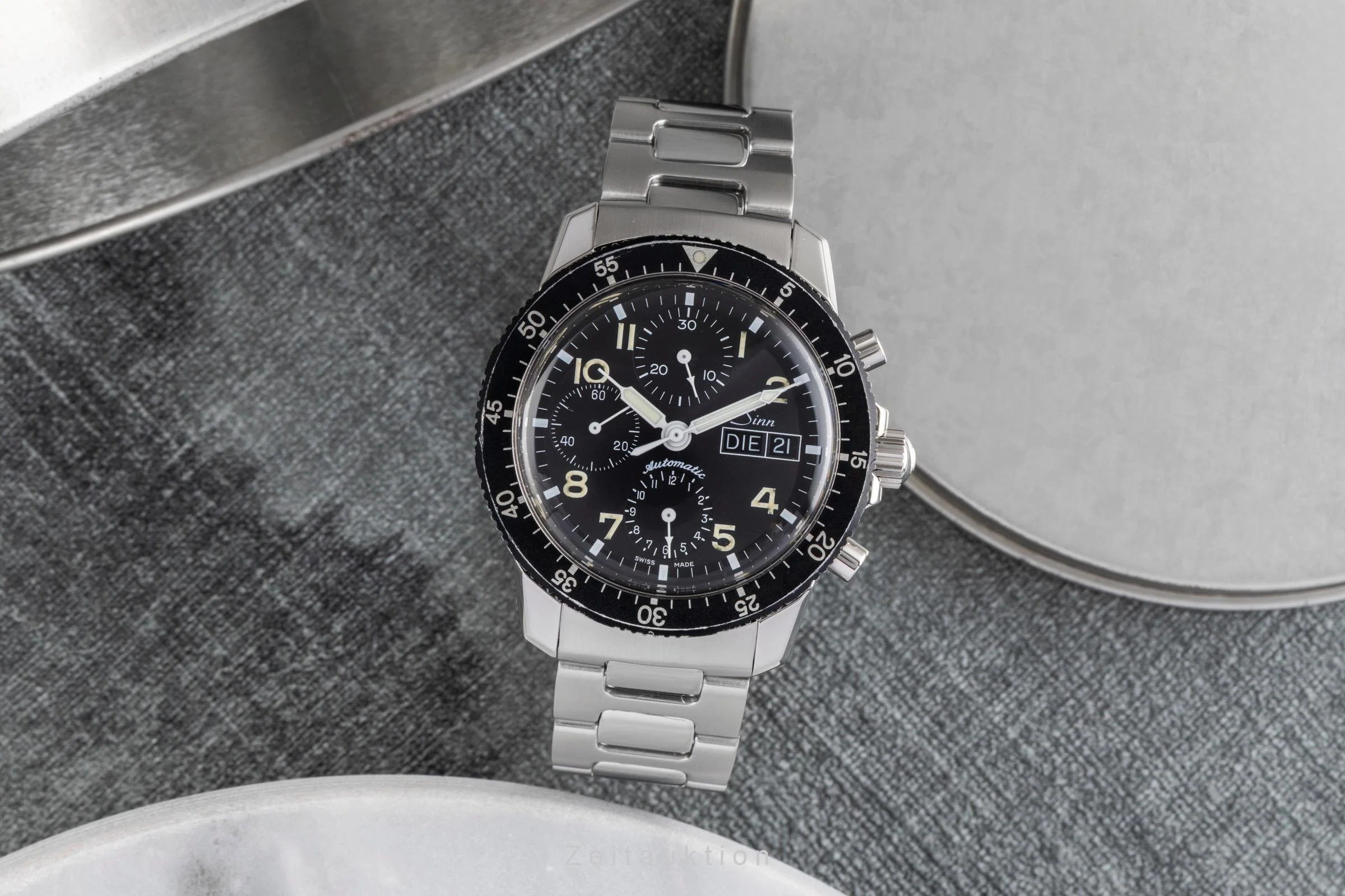 Sinn 103 chronograph steel automatic men's watch 103 St LP: 2900EUR  [2503089] - Image 4