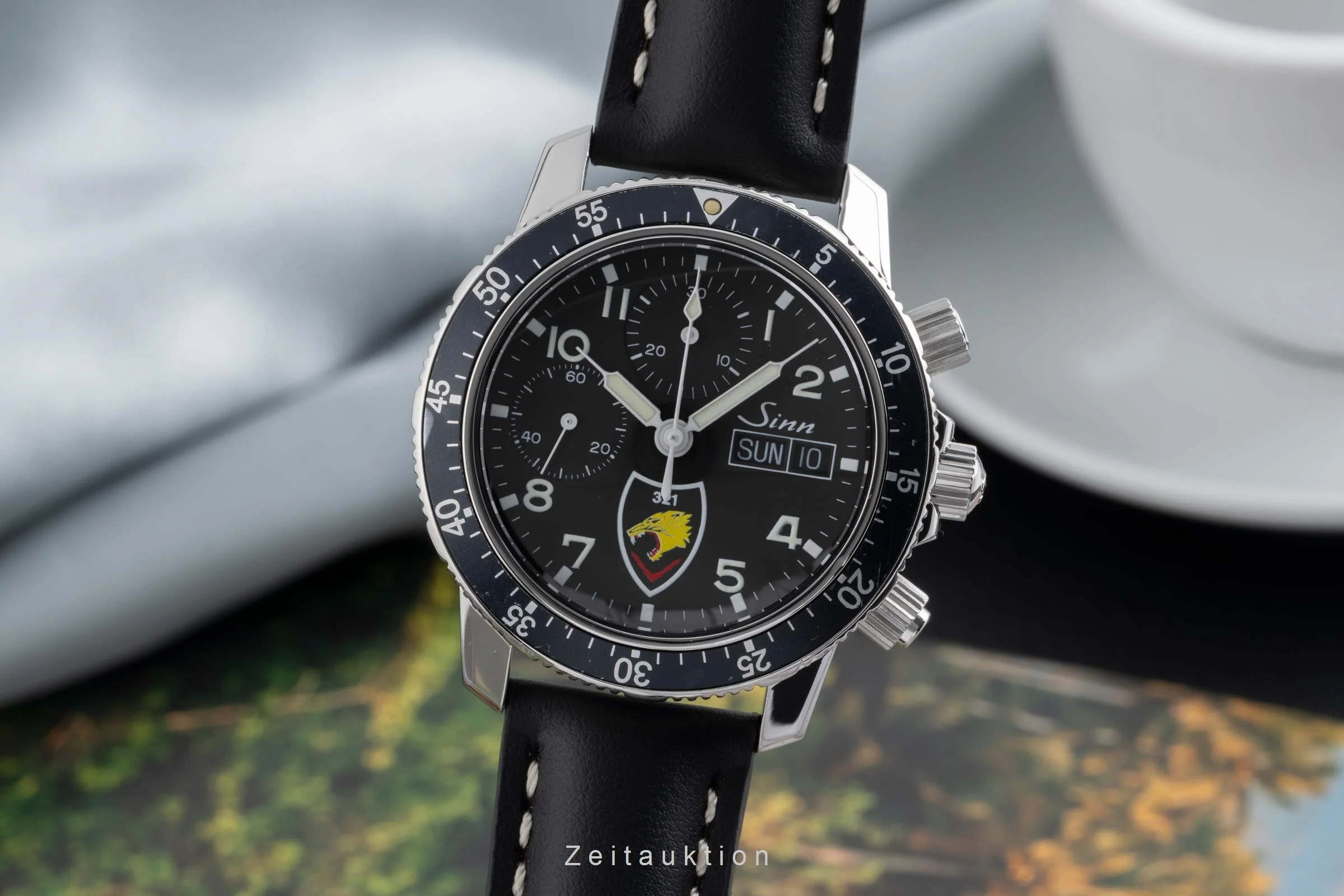 Sinn 103 ST chronograph steel automatic men's watch 103.B.SA.AUTO.TIGER Limited  [2502648] - Image 2