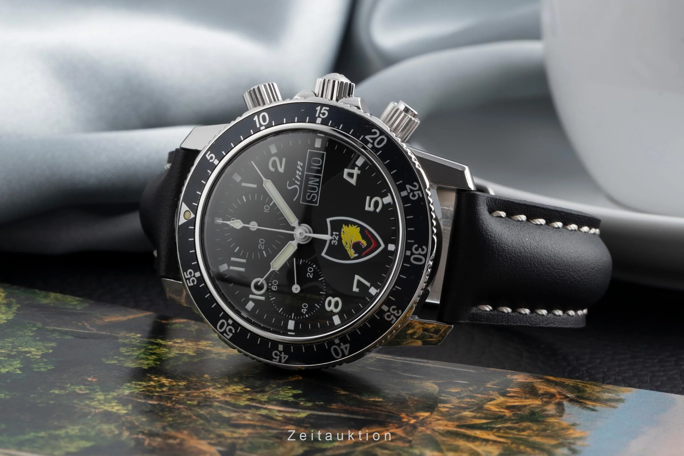 Sinn 103 ST chronograph steel automatic men's watch 103.B.SA.AUTO.TIGER Limited  [2502648] - Image 3