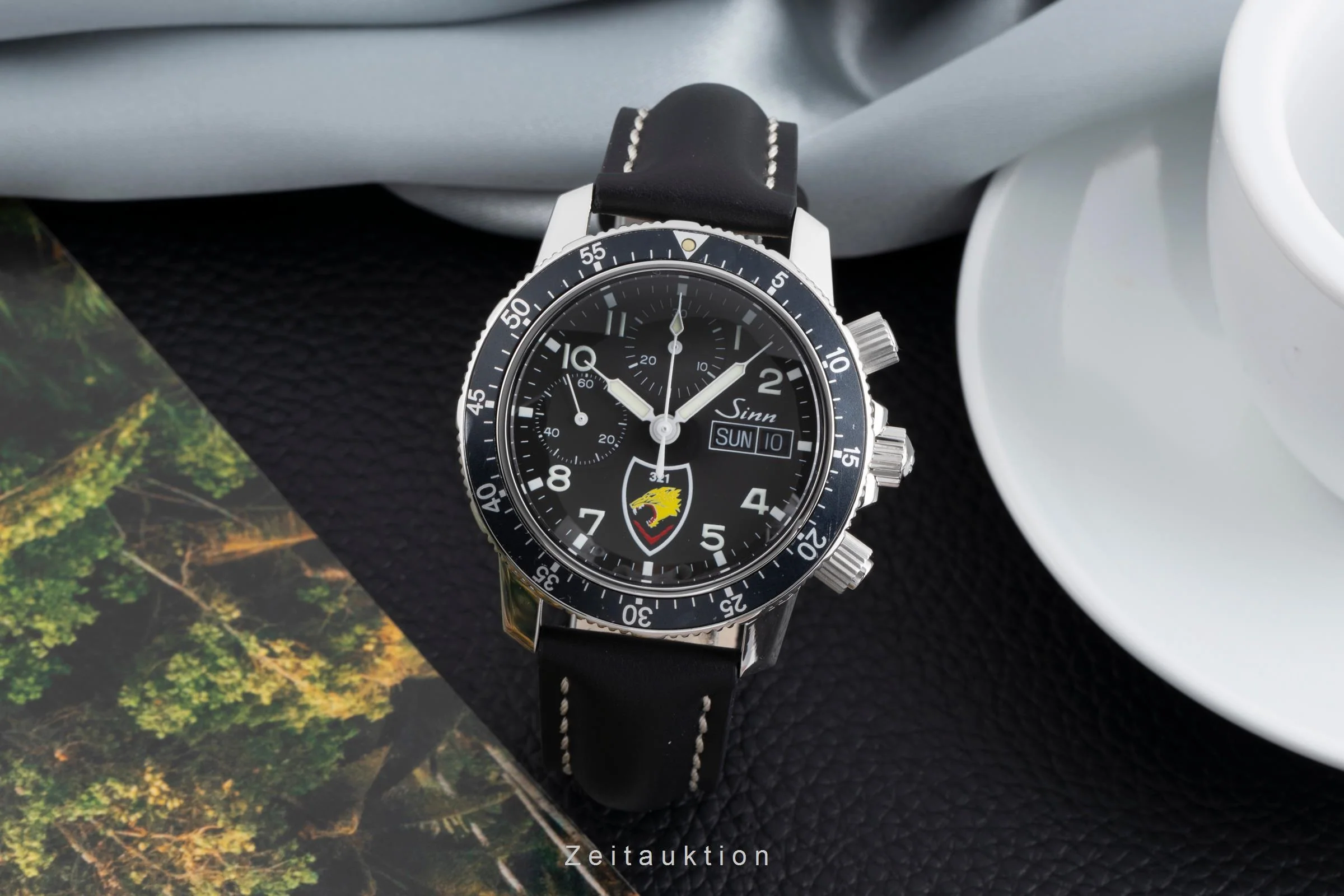 Sinn 103 ST chronograph steel automatic men's watch 103.B.SA.AUTO.TIGER Limited  [2502648] - Image 4