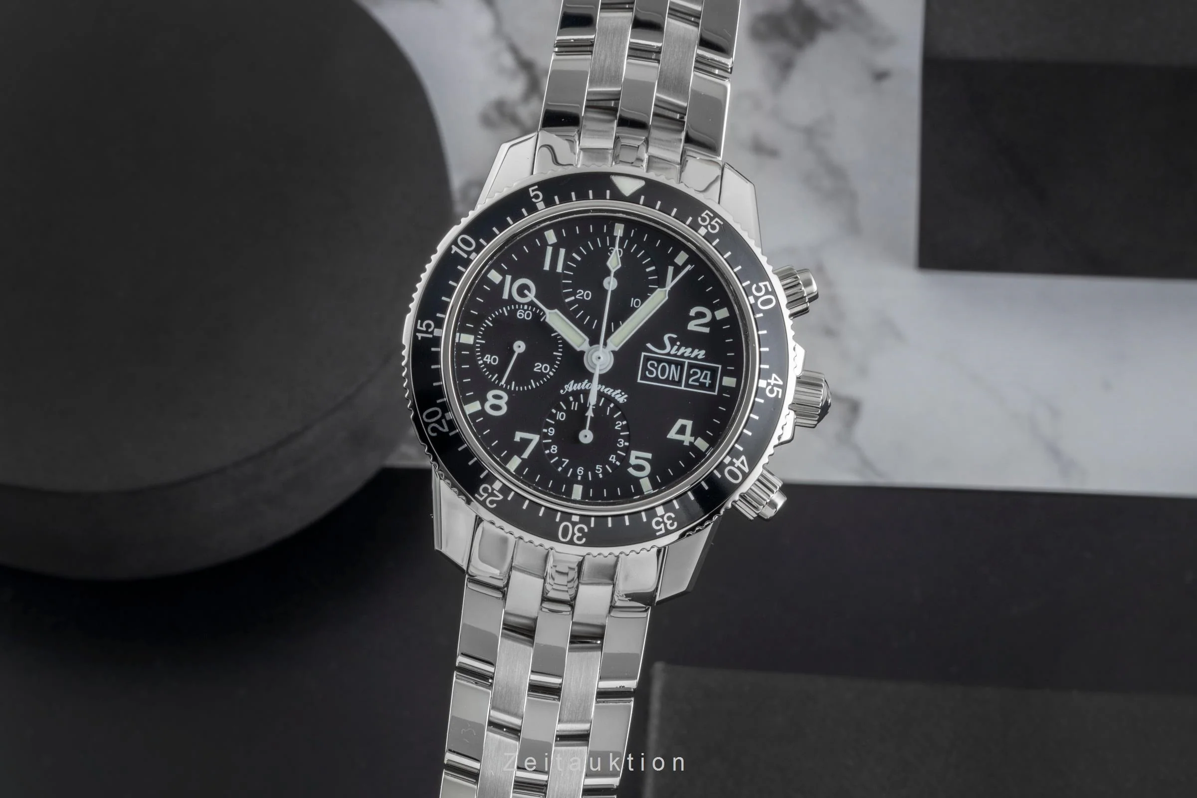 Sinn 103 ST chronograph steel automatic men's watch 103 St Sa  [2507143] - Image 2