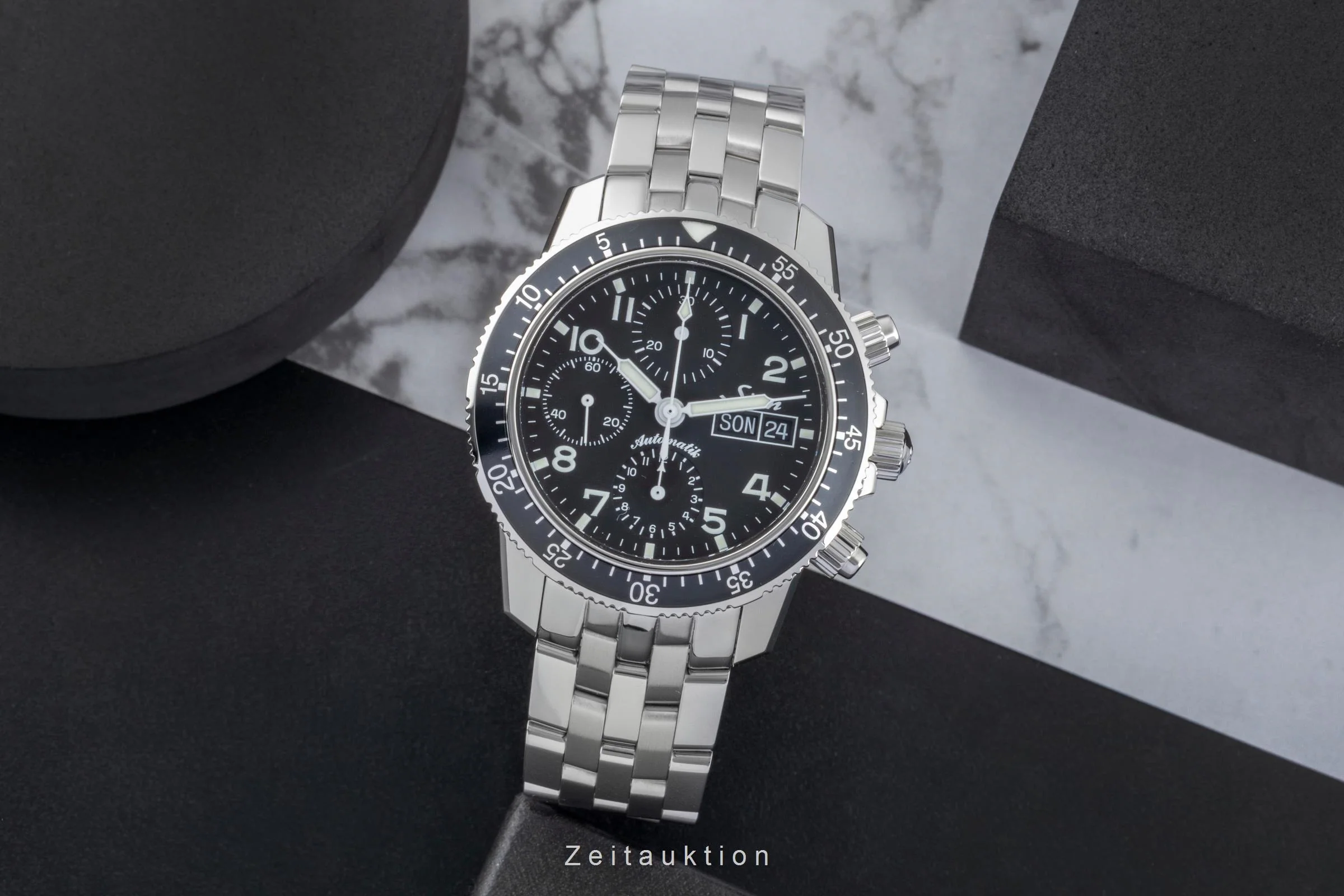 Sinn 103 ST chronograph steel automatic men's watch 103 St Sa  [2507143] - Image 4