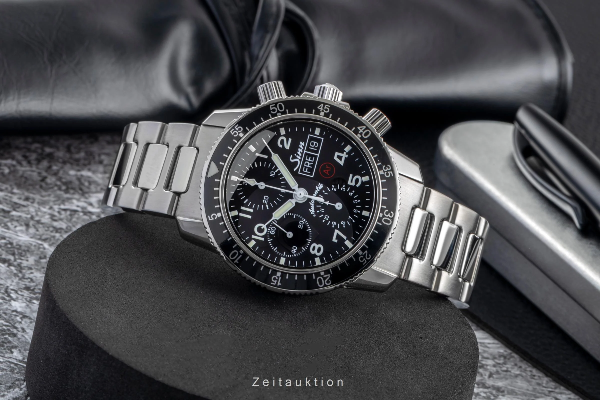 Sinn 103 ST chronograph steel automatic men's watch 103 St Sa Ar LP: 3000EUR  [2600883] - Image 3