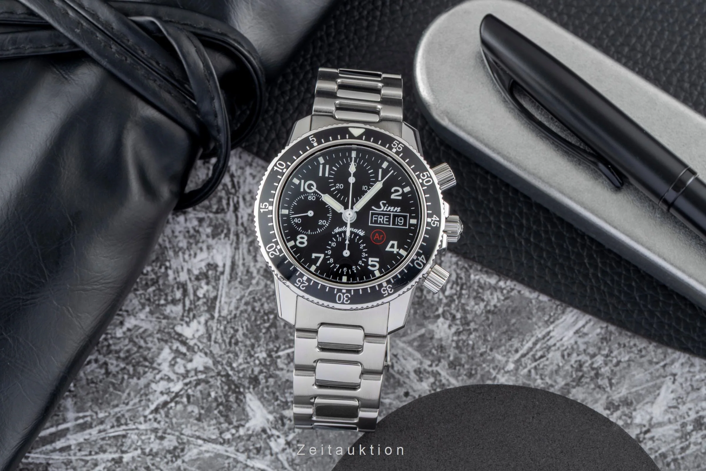 Sinn 103 ST chronograph steel automatic men's watch 103 St Sa Ar LP: 3000EUR  [2600883] - Image 4