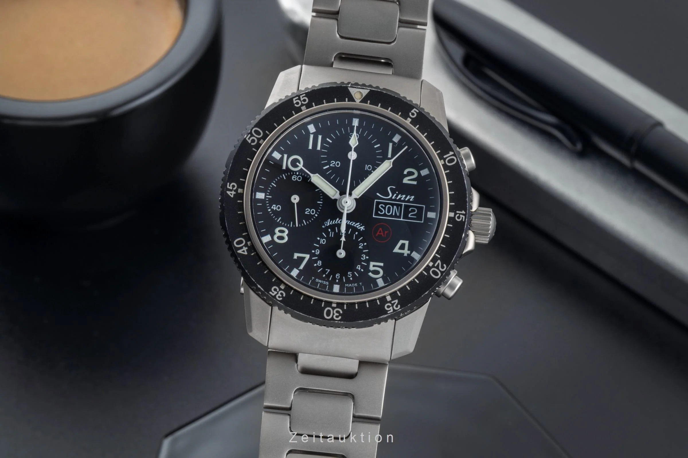 Sinn 103 Ti Ar chronograph titanium automatic men's watch 103.071  [2505944] - Image 2