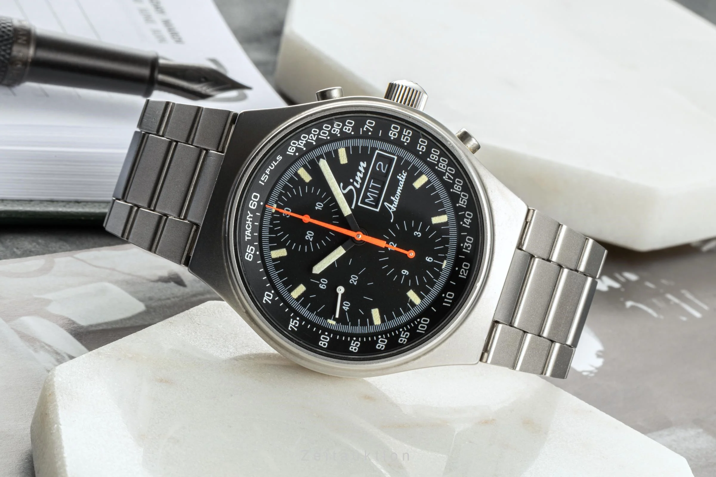 Sinn 144 chronograph steel automatic men's watch 144 LP: 2715EUR  [2400146] - Image 2