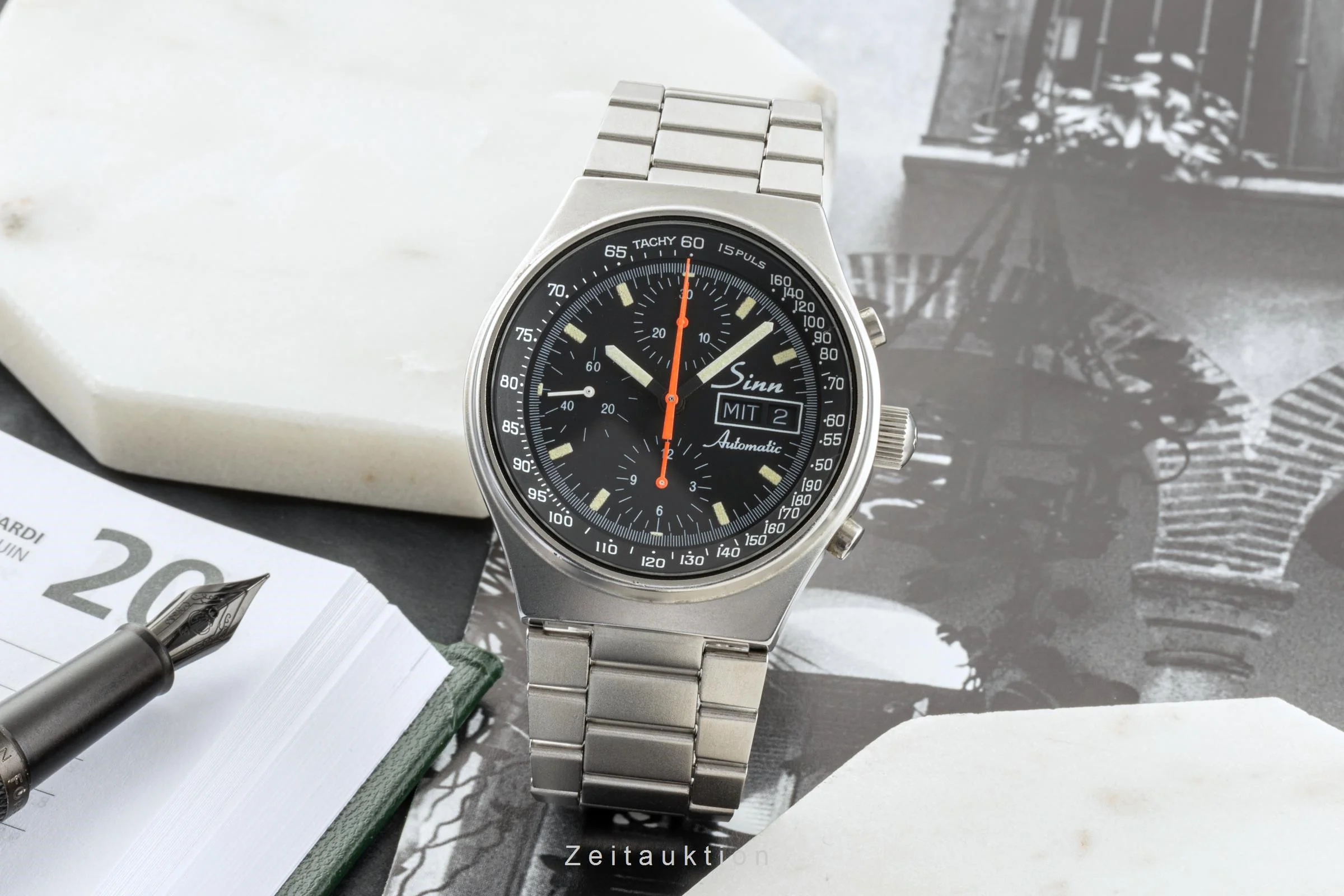 Sinn 144 chronograph steel automatic men's watch 144 LP: 2715EUR  [2400146] - Image 3