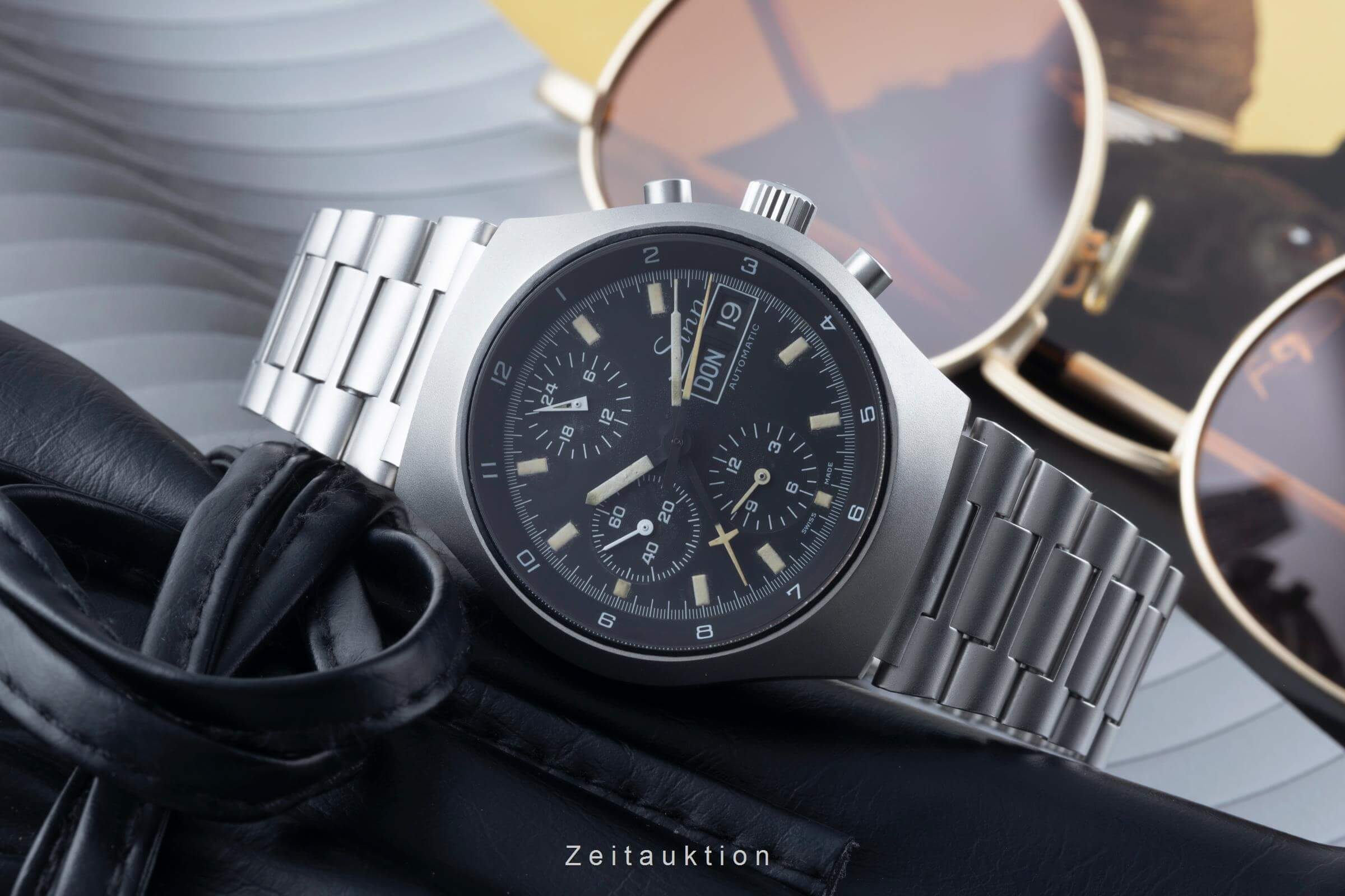 Sinn 157 chronograph steel automatic men's watch 157 Vintage  [2500017] - Image 3