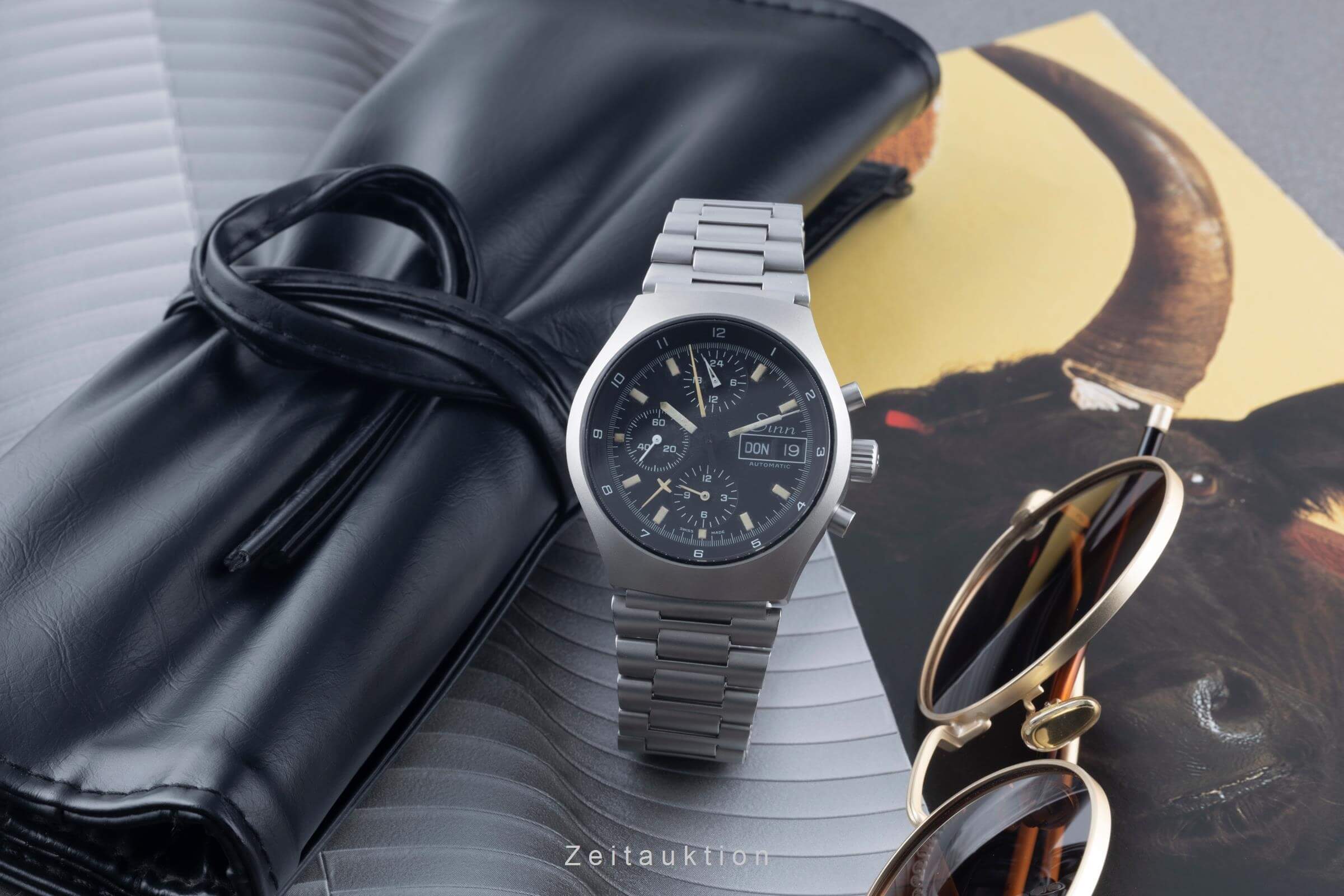 Sinn 157 chronograph steel automatic men's watch 157 Vintage  [2500017] - Image 4