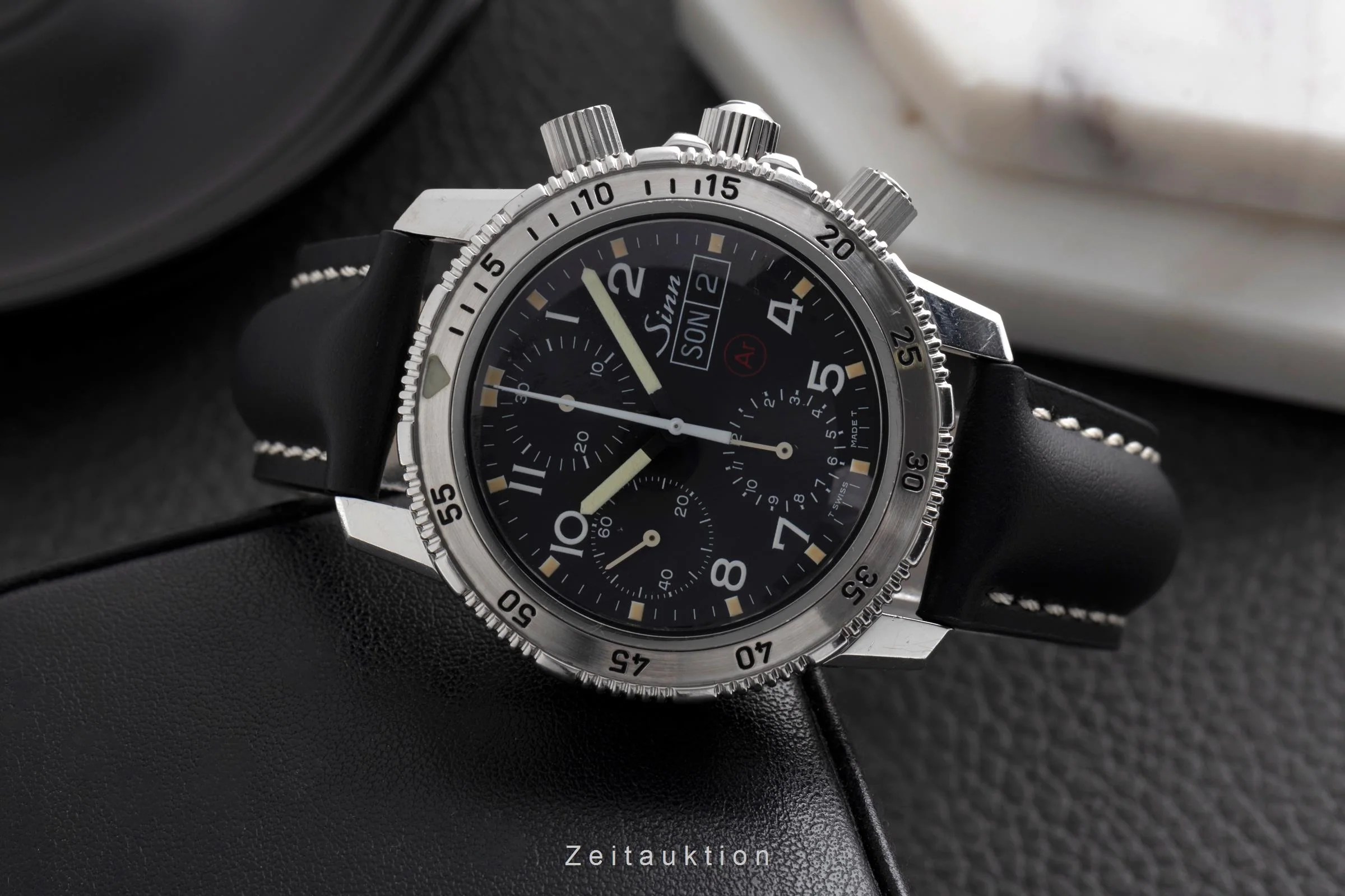 Sinn 203 chronograph steel automatic men's watch 203 St Ar LP: 3800EUR  [2502725] - Image 3
