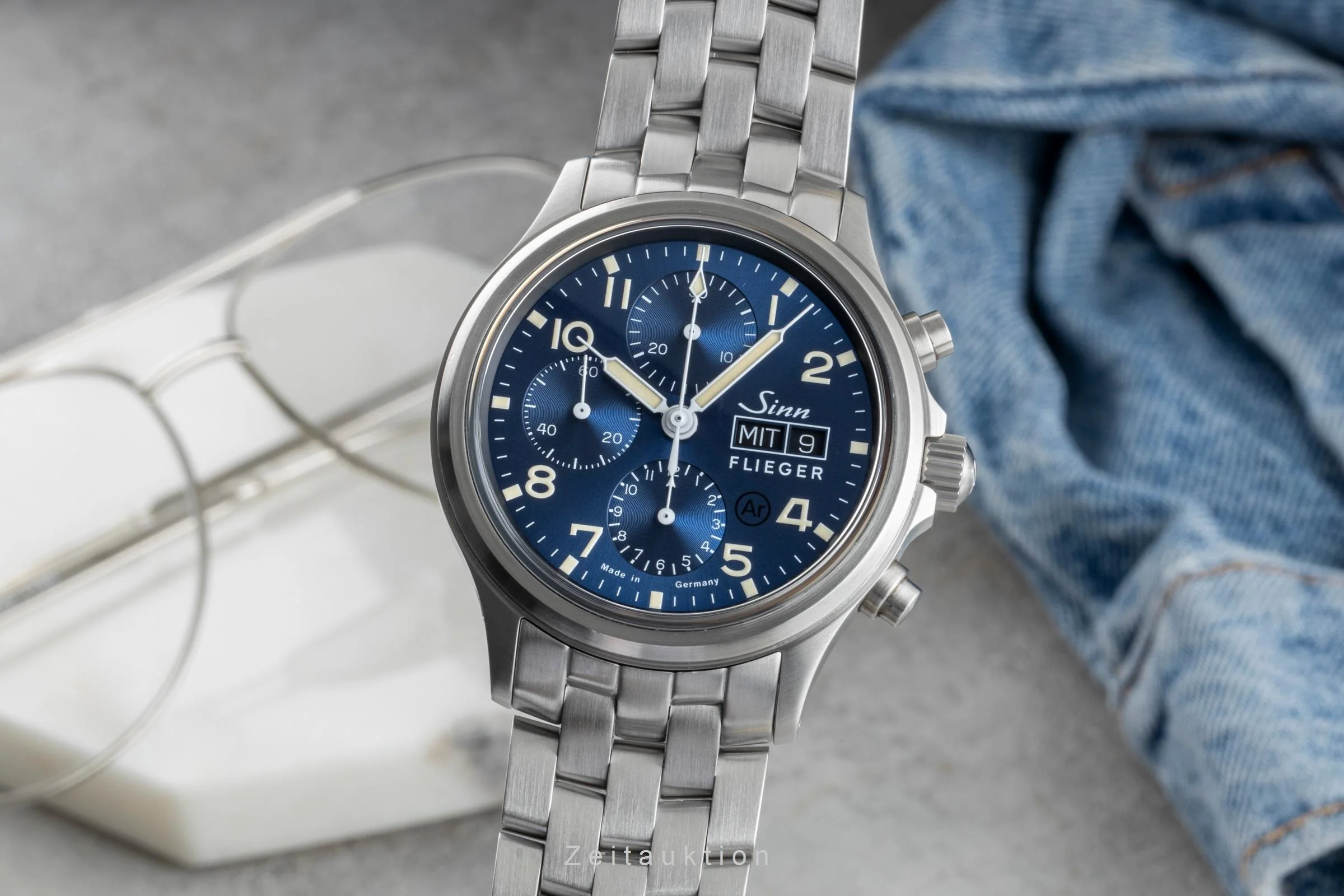 Sinn 358 chronograph steel automatic men's watch 358.064  [2506359] - Image 2