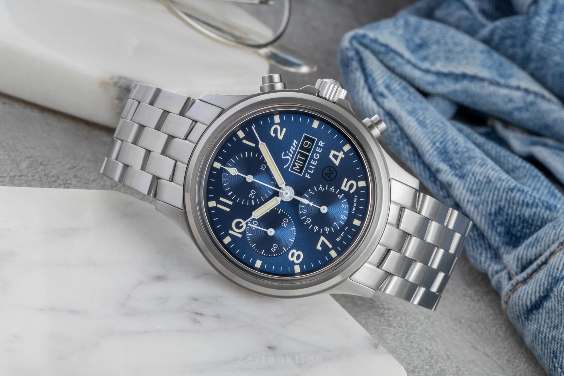 Sinn 358 chronograph steel automatic men's watch 358.064  [2506359] - Image 3