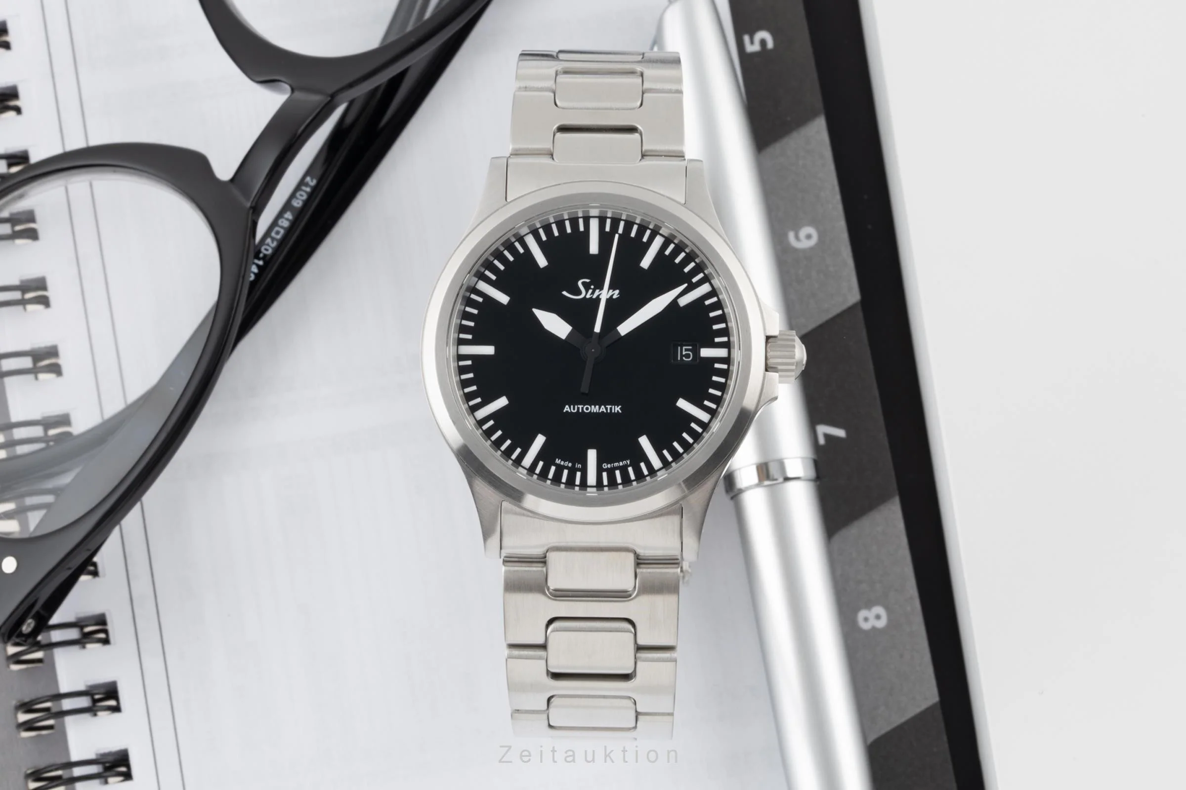 Sinn 556 steel automatic men's watch 556.010 LP: 1325EUR  [2305621] - Image 3