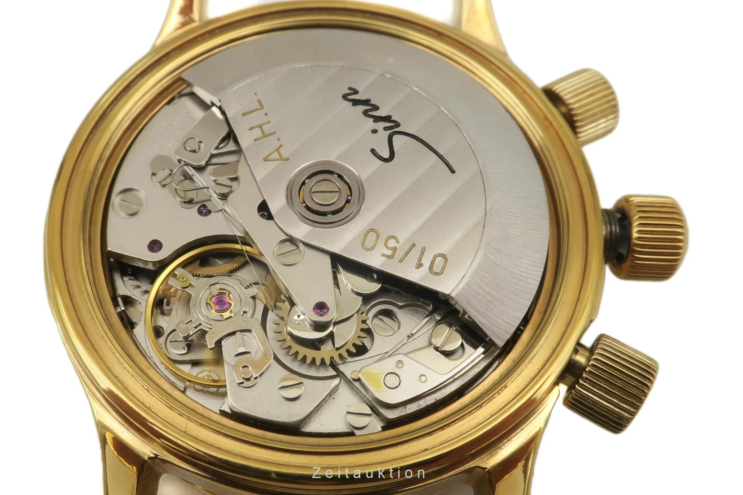 Sinn 6026 chronograph gilt / steel automatic men's watch 6026PL Limited  [2304584] - Image 16
