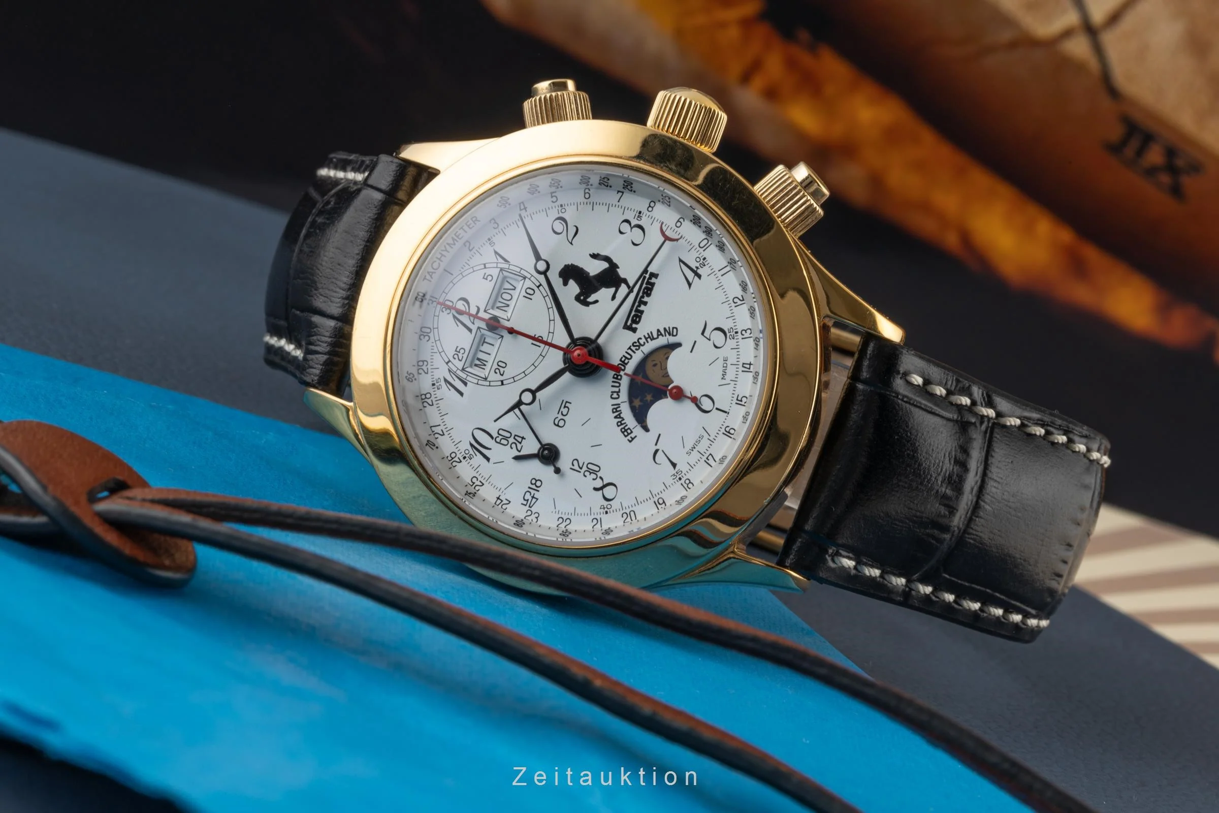 Sinn 6026 chronograph gilt / steel automatic men's watch 6026PL Limited  [2304584] - Image 2