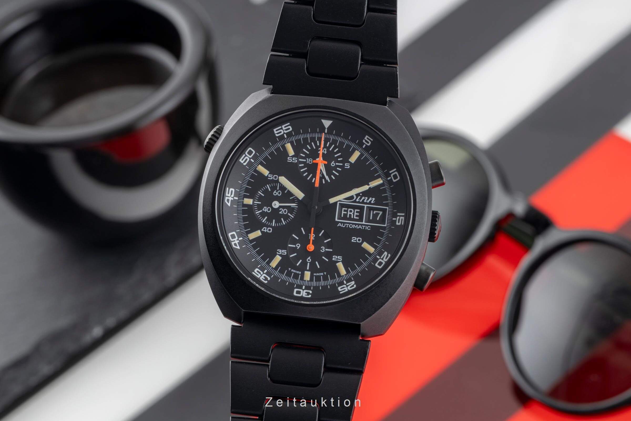 Sinn D1 Mission chronograph steel automatic men's watch 140/42  [2502434] - Image 2