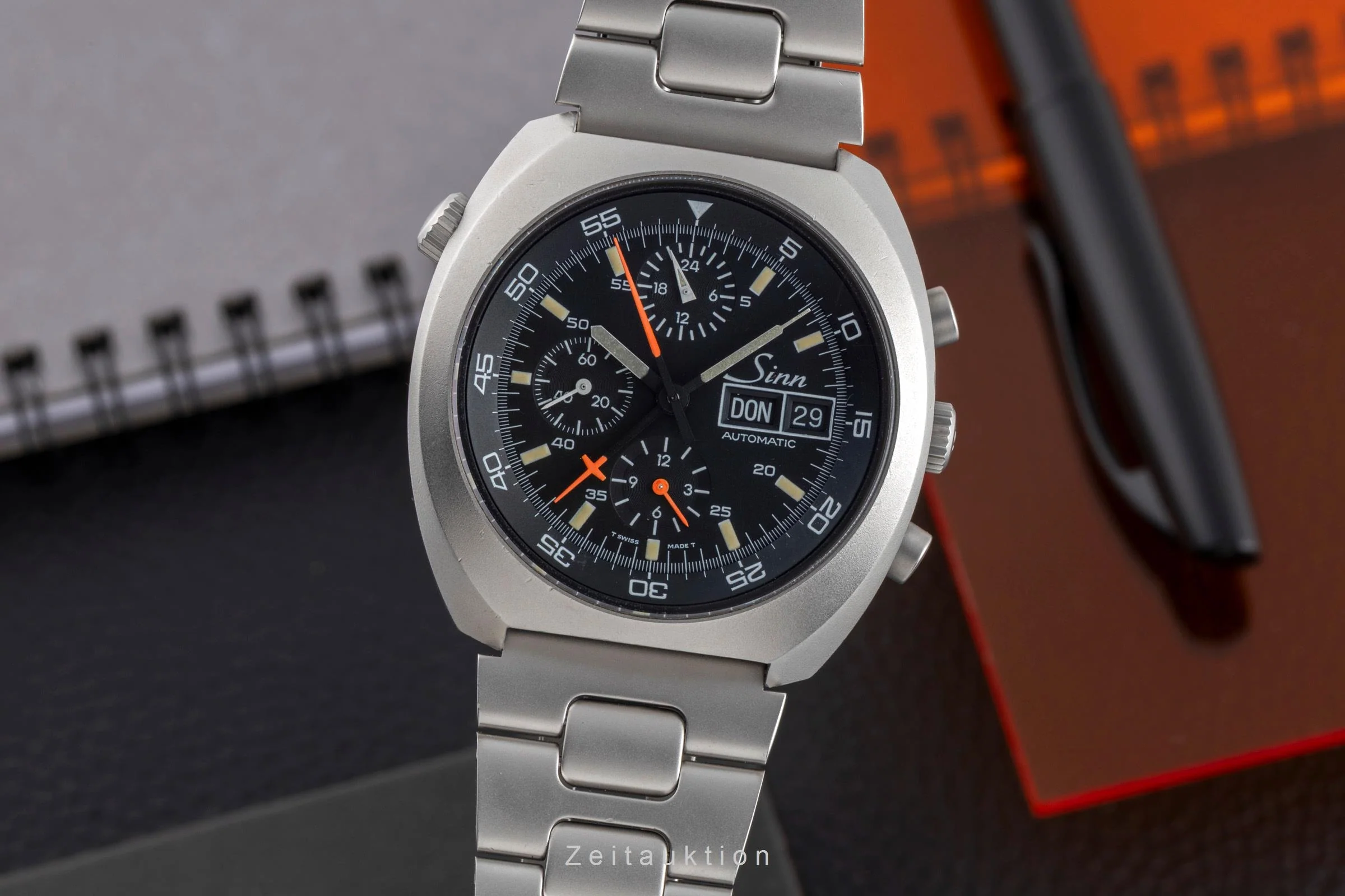 Sinn D1 Mission chronograph steel automatic men's watch 140/42  [2502435] - Image 2