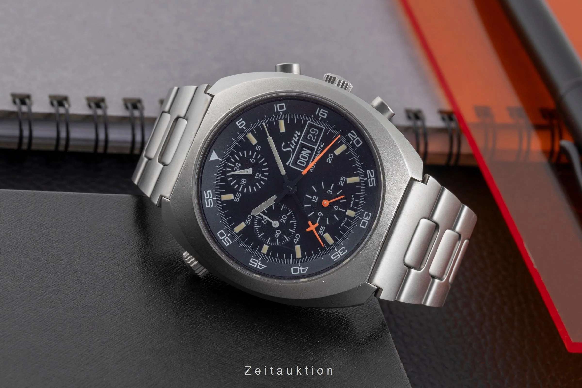 Sinn D1 Mission chronograph steel automatic men's watch 140/42  [2502435] - Image 3