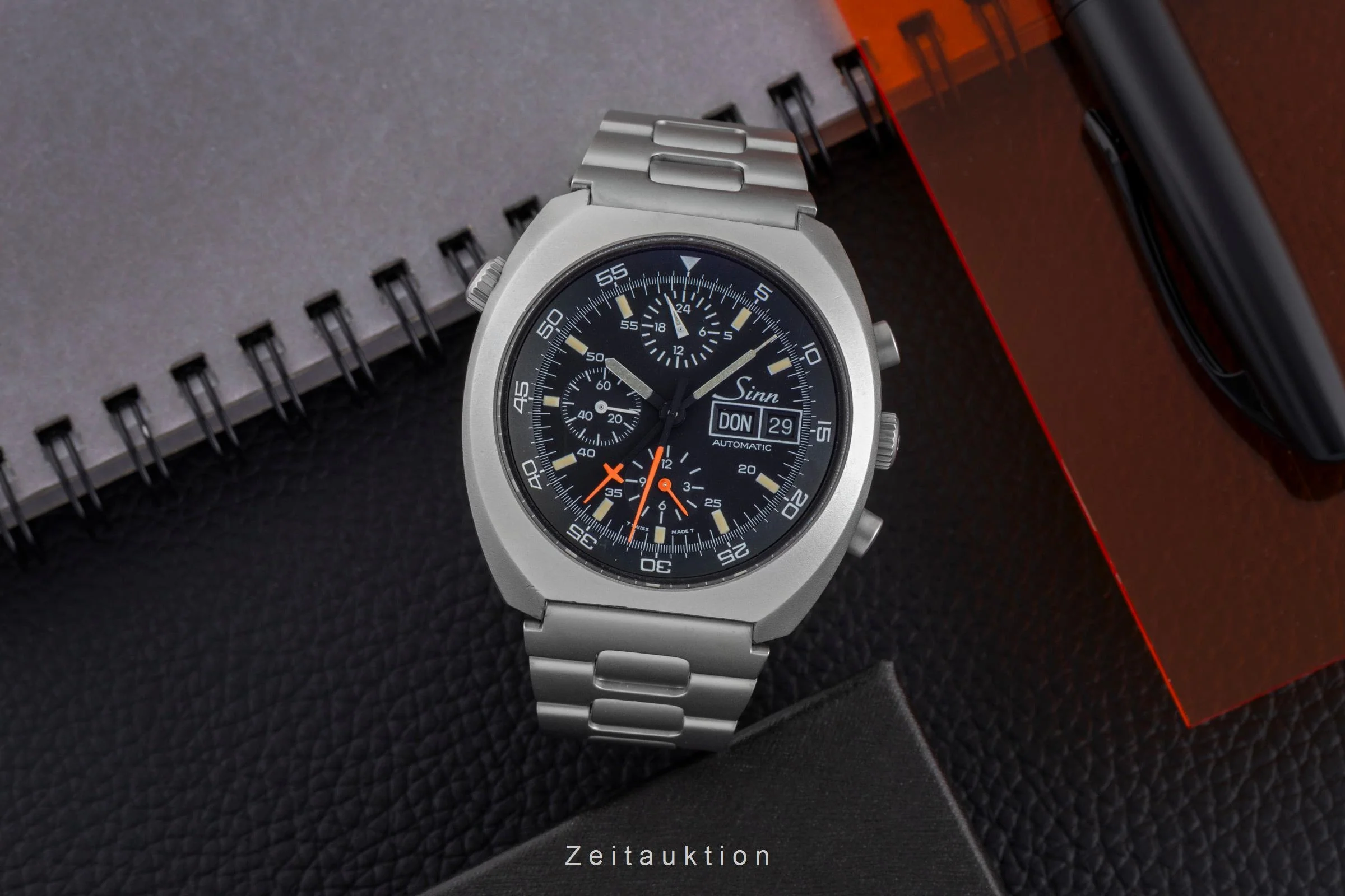 Sinn D1 Mission chronograph steel automatic men's watch 140/42  [2502435] - Image 4