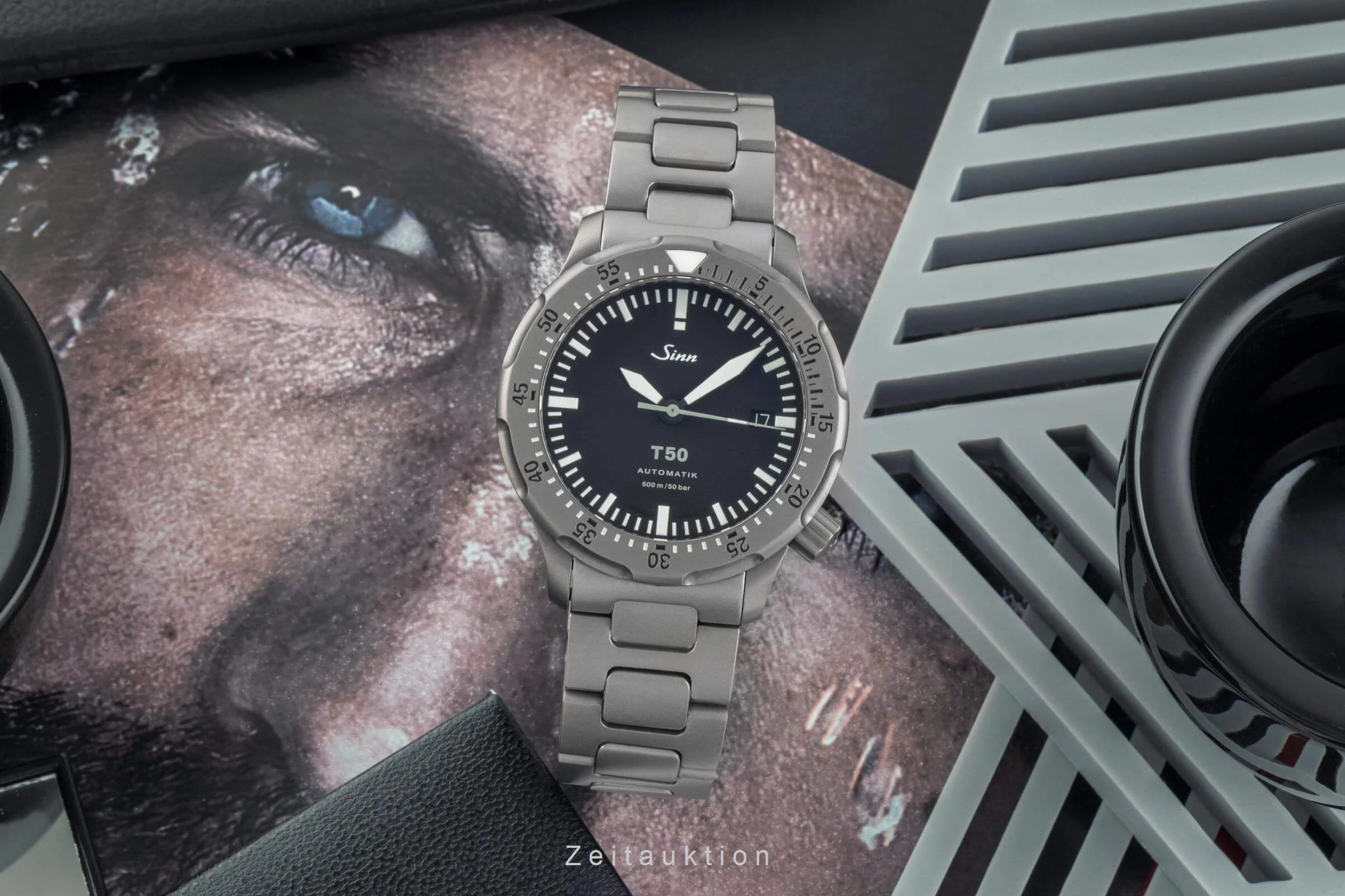 Sinn T50 titanium automatic men's watch 1052.010 LP: 3340EUR  [2404248] - Image 3