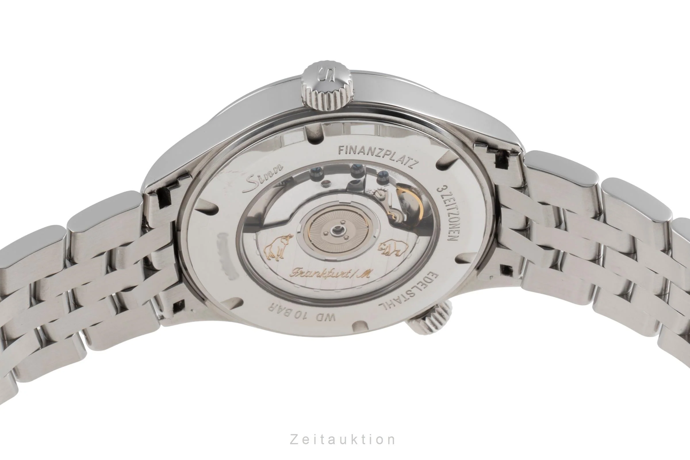Sinn Weltzeituhr steel automatic men's watch 6096.010 LP: 3220EUR  [2504142] - Image 12
