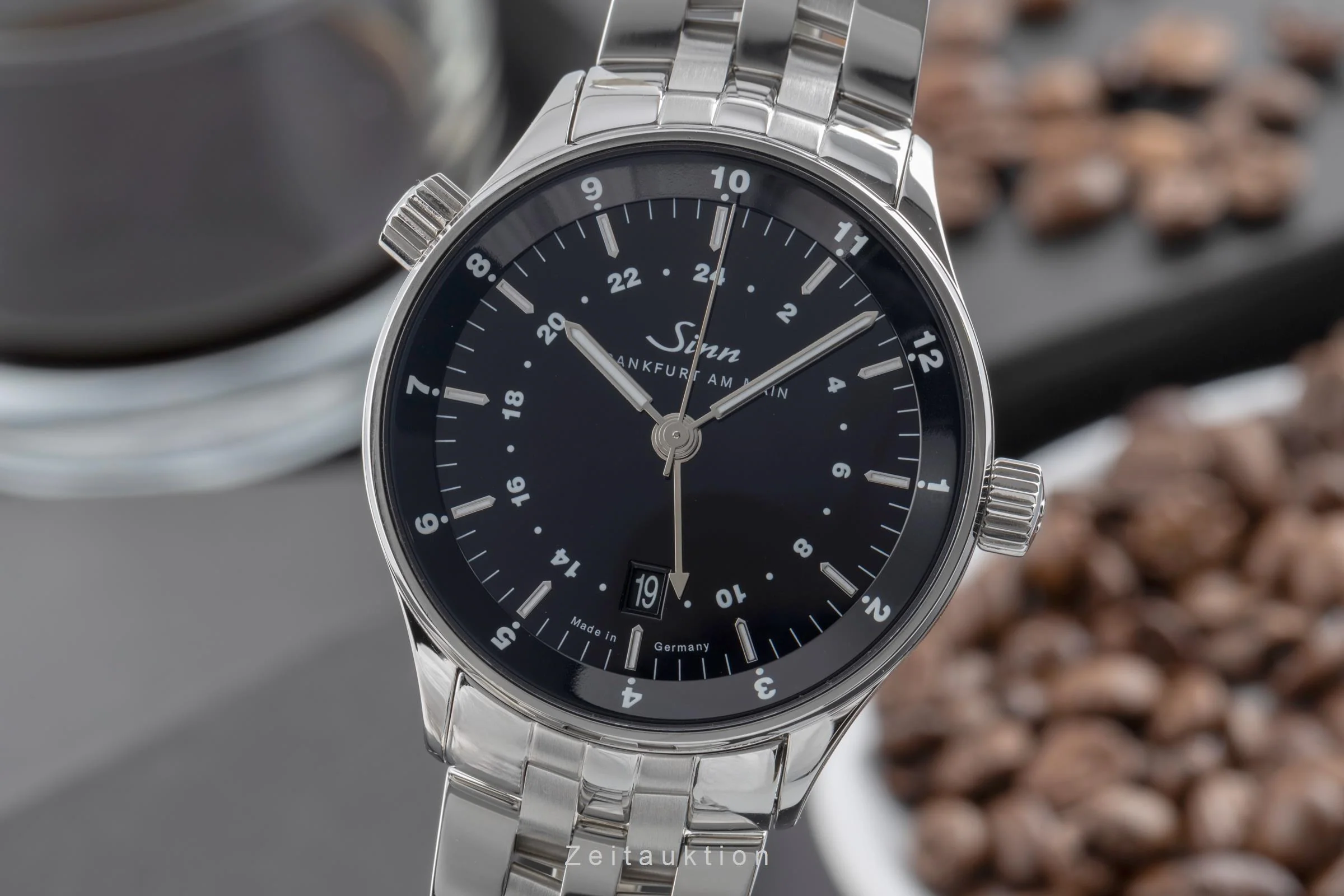 Sinn Weltzeituhr steel automatic men's watch 6096.010 LP: 3220EUR  [2504142] - Image 2