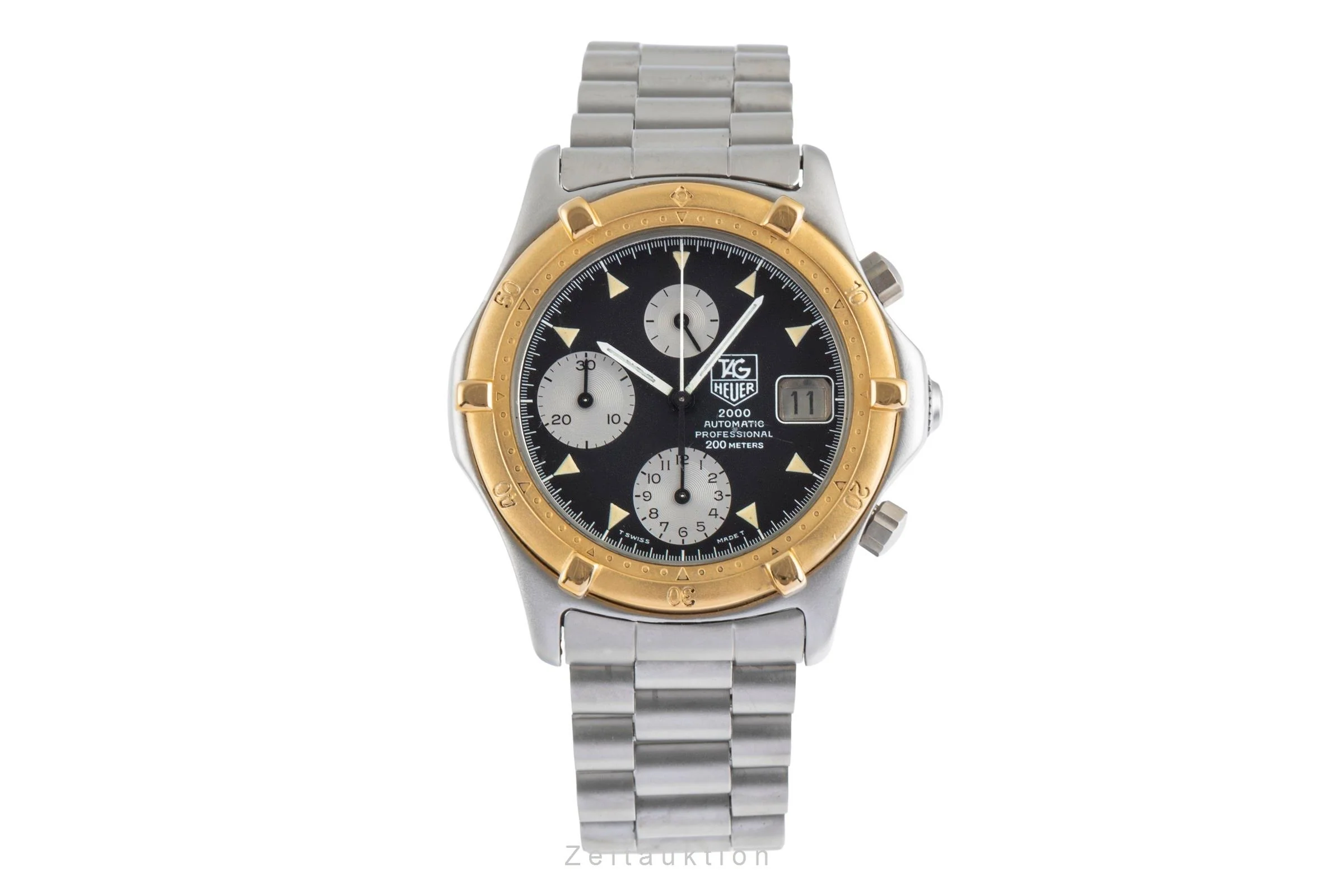 Tag Heuer 2000 chronograph gilt / steel automatic men's watch 173.006 Vintage  [2400670] - Image 5