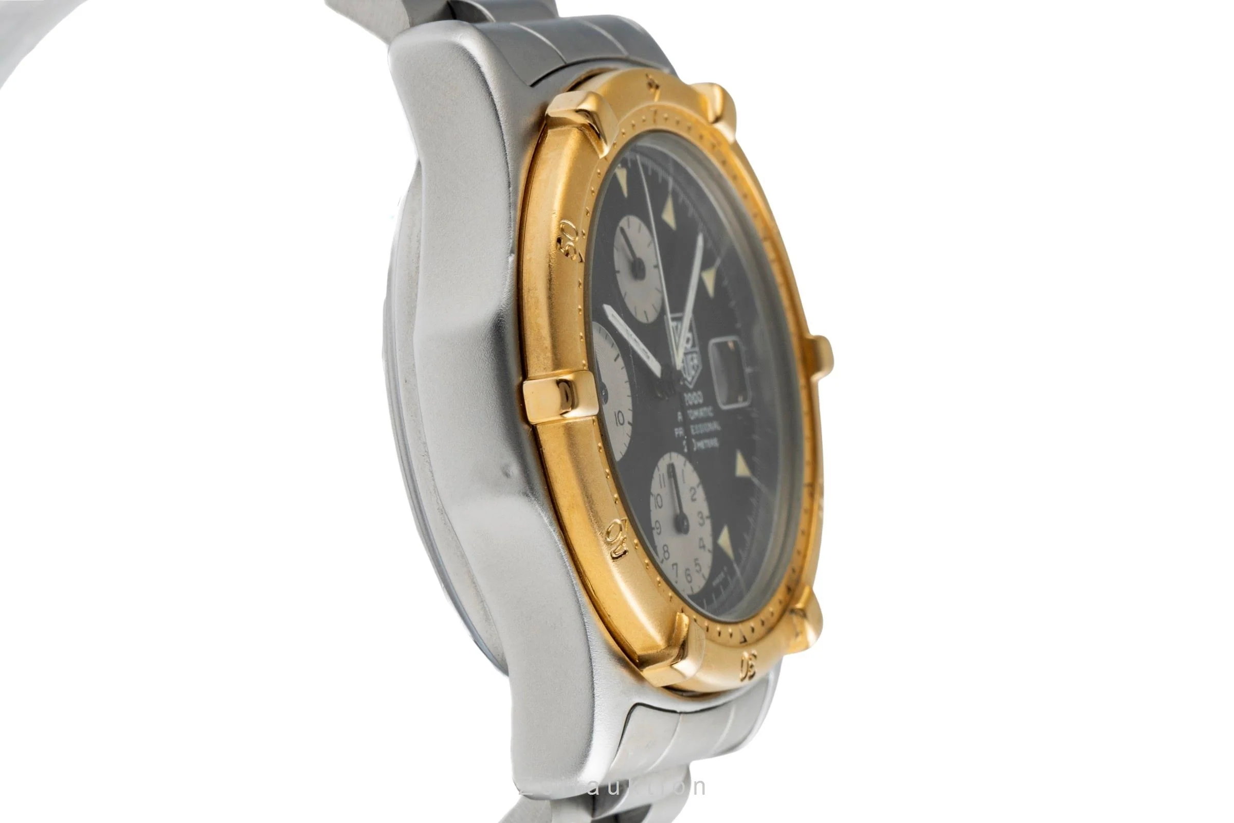 Tag Heuer 2000 chronograph gilt / steel automatic men's watch 173.006 Vintage  [2400670] - Image 8