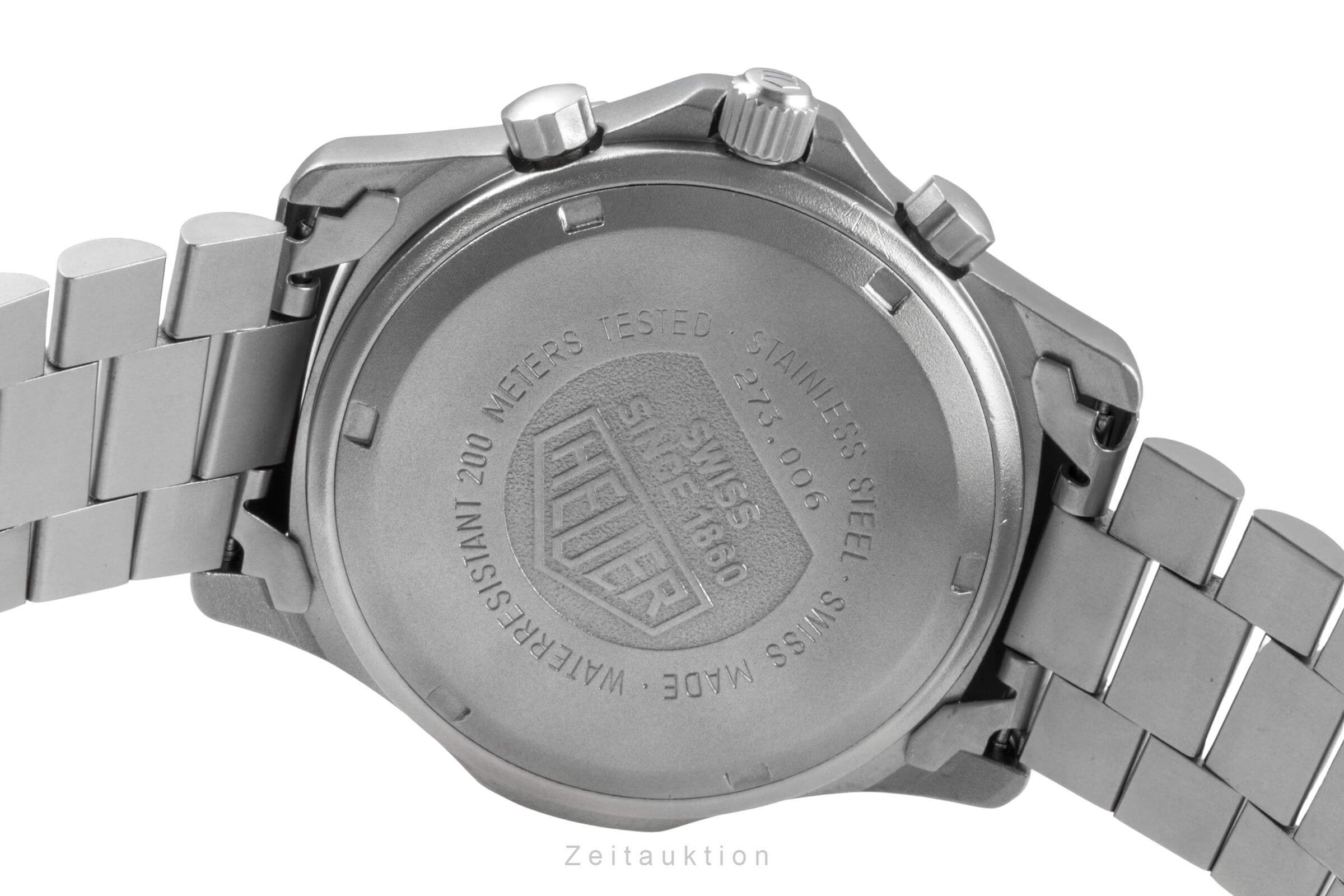 Tag Heuer 2000 chronograph steel quartz men's watch 273.006 Vintage  [2502227] - Image 10