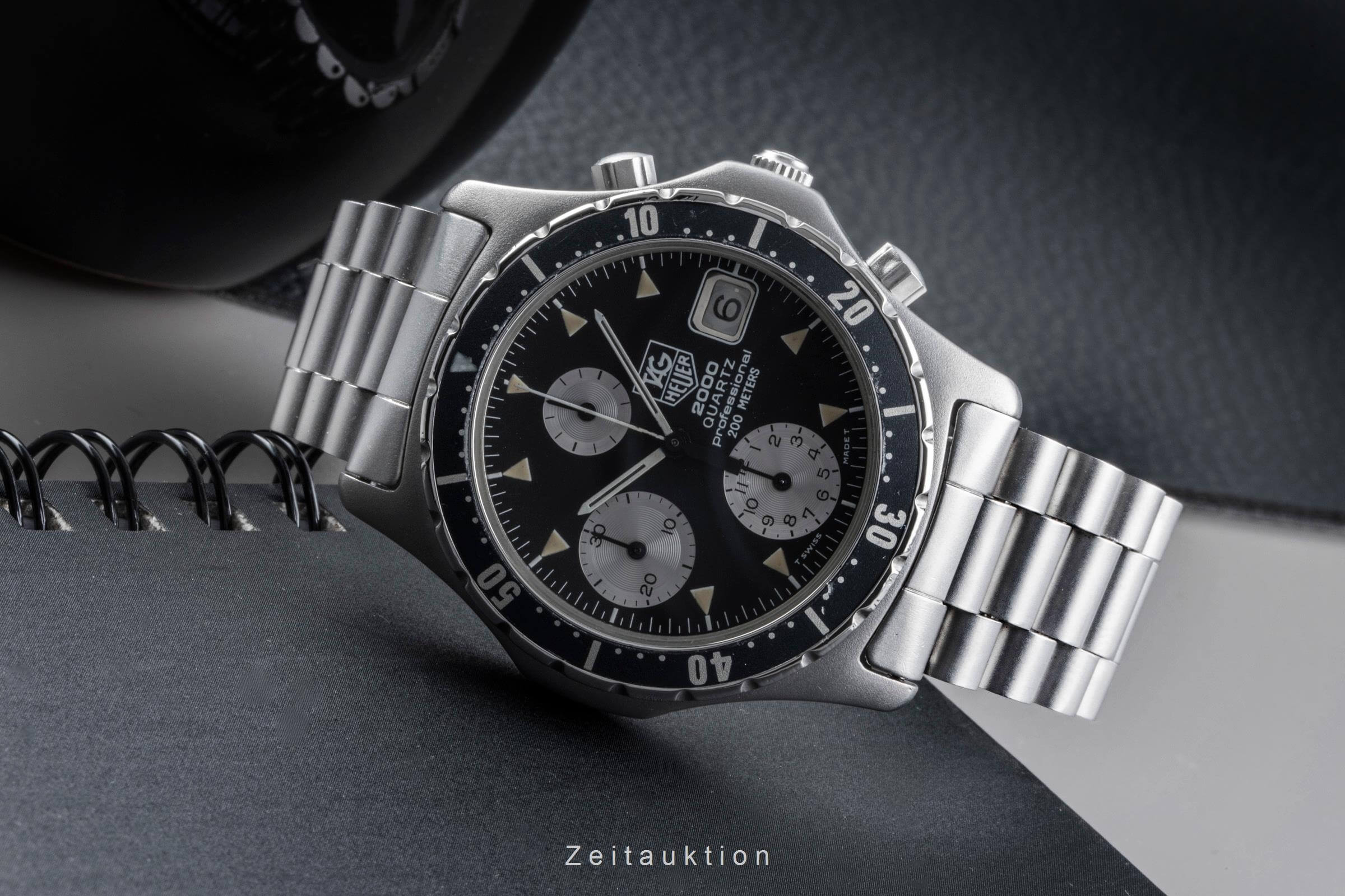 Tag Heuer 2000 chronograph steel quartz men's watch 273.006 Vintage  [2502227] - Image 3