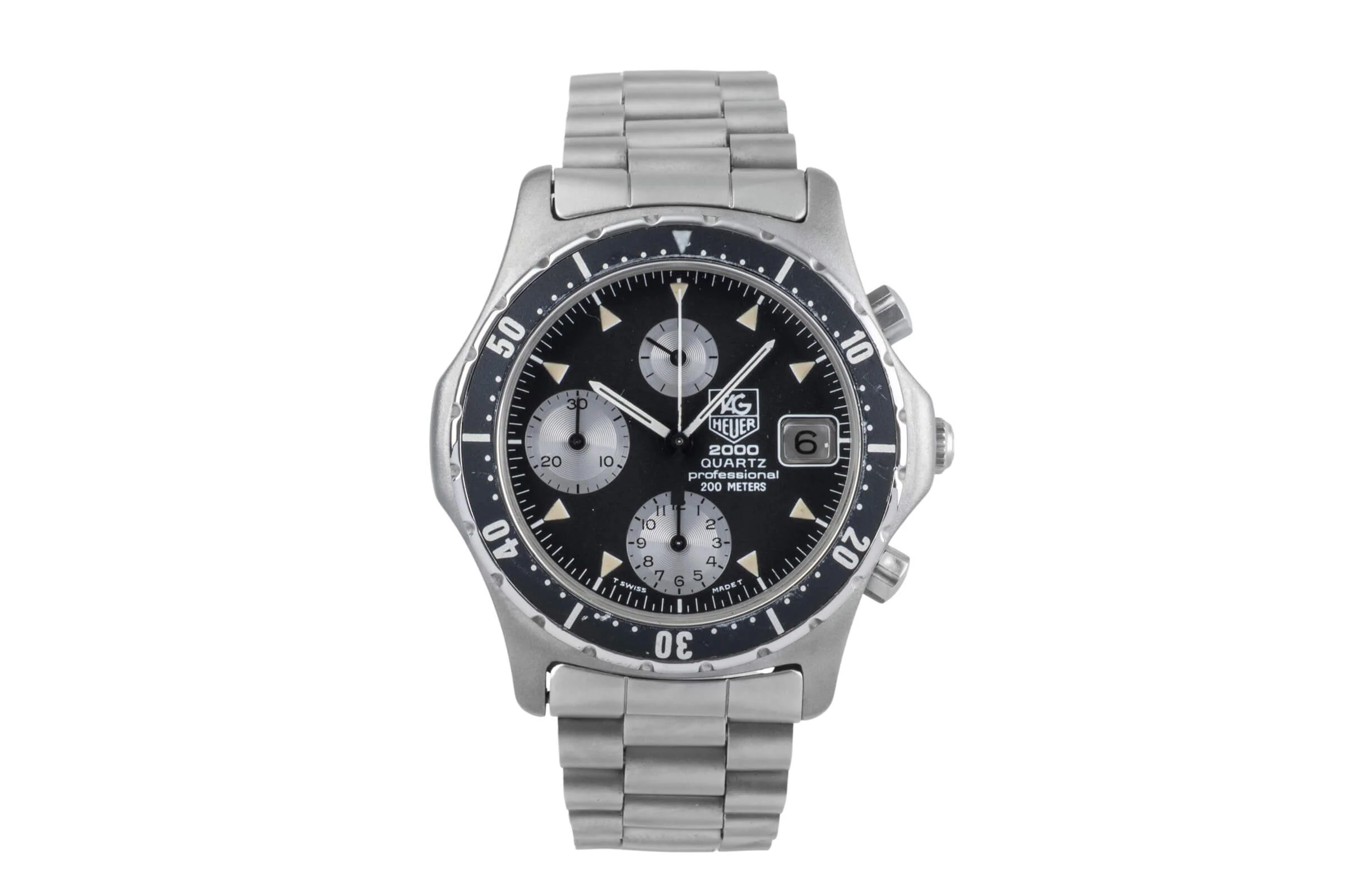 Tag Heuer 2000 chronograph steel quartz men's watch 273.006 Vintage  [2502227] - Image 5
