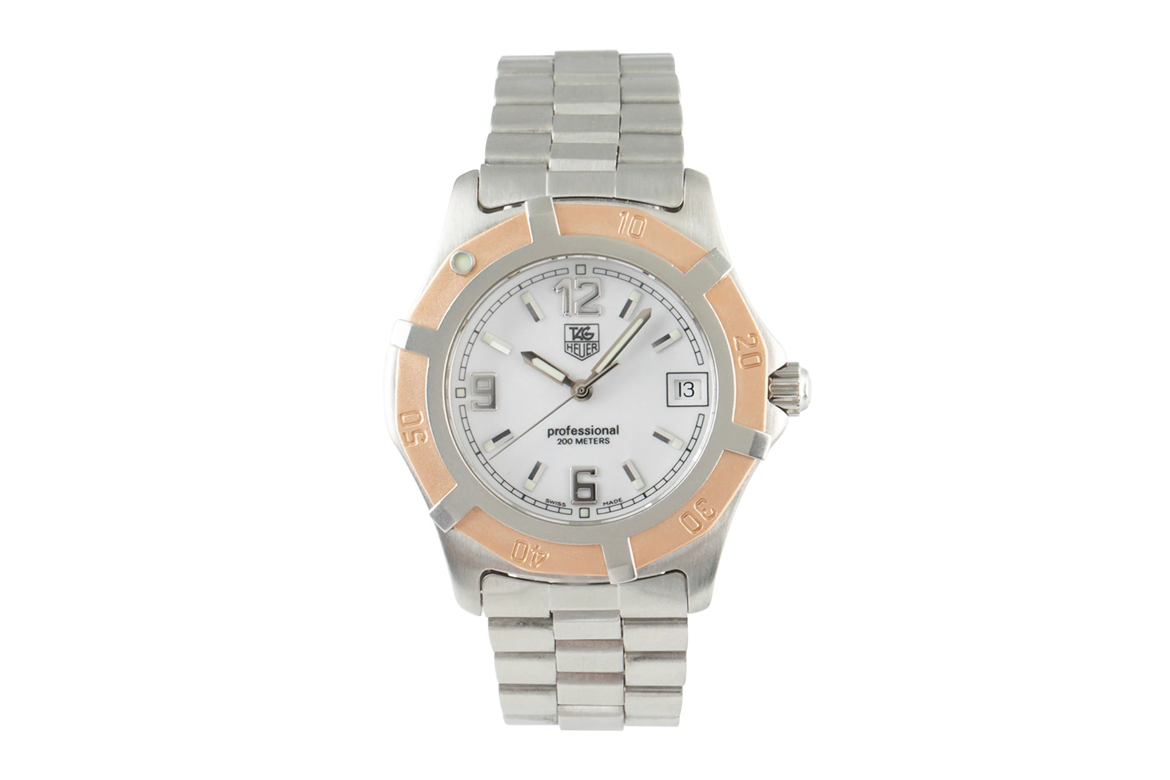Tag Heuer 2000 tantalum / gold quartz men's watch WN1150  [2105346] - Image 4