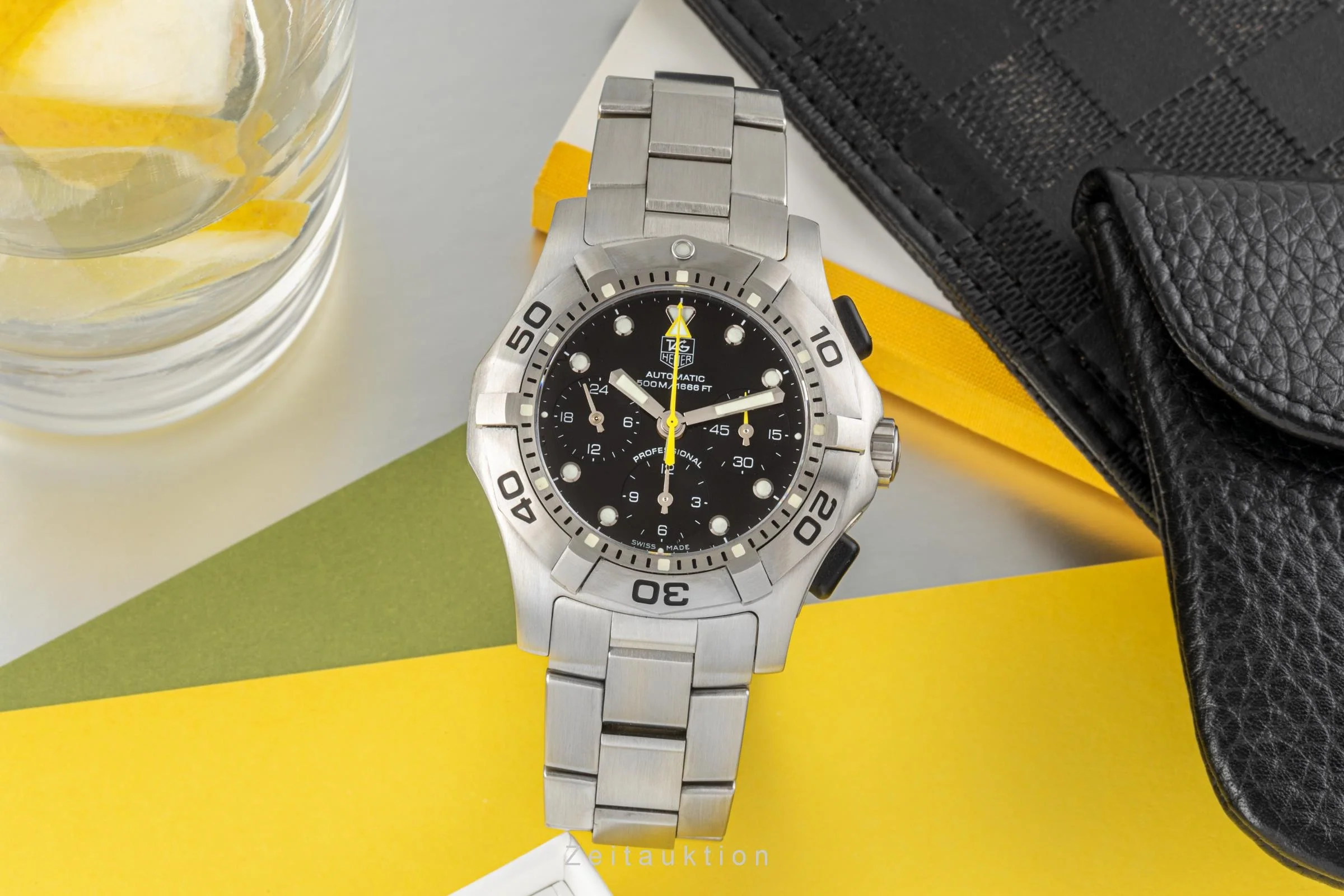 Tag Heuer Aquagraph chronograph steel automatic men's watch CN211A  [2206770] - Image 3