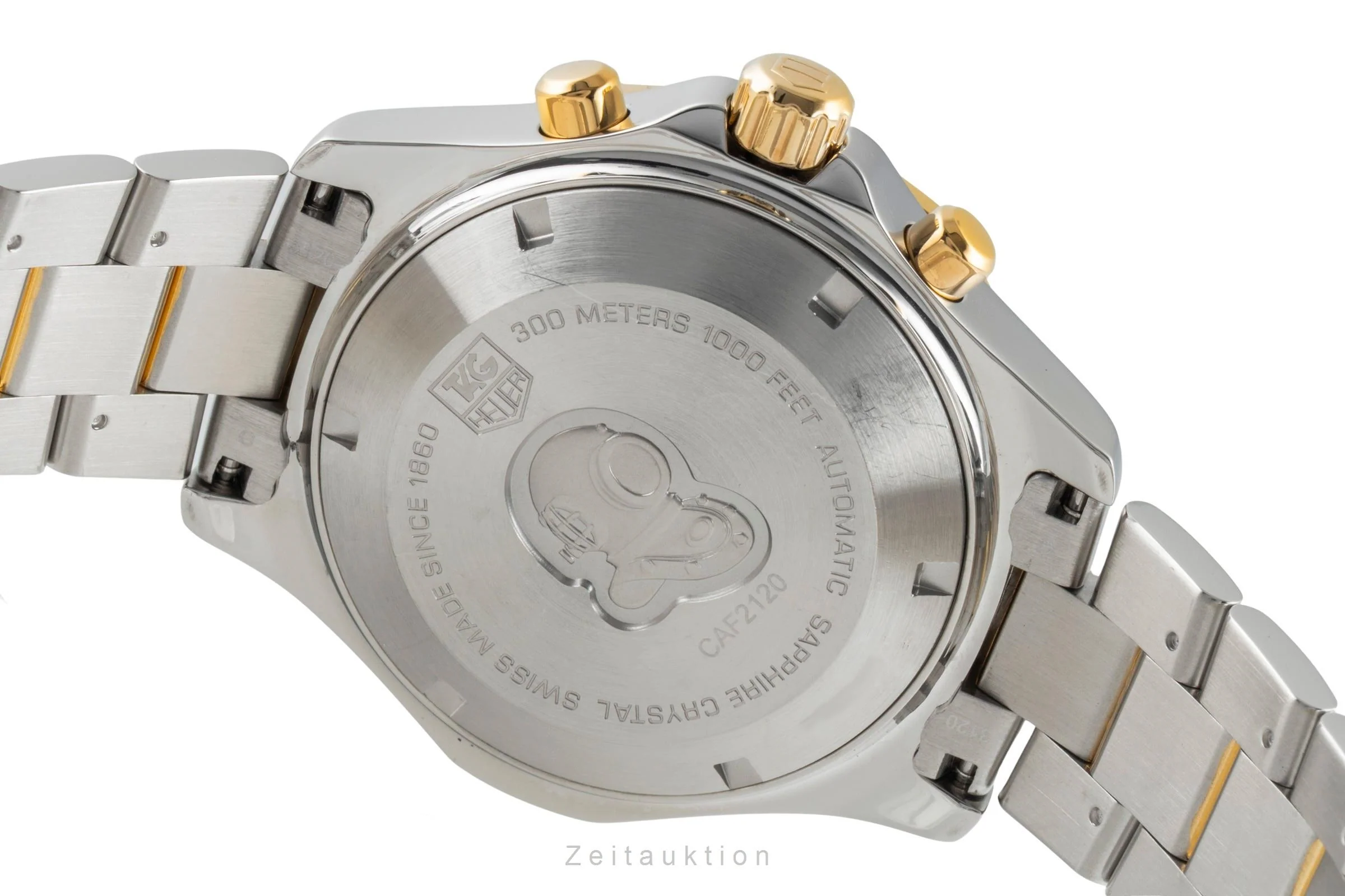 Tag Heuer Aquaracer chronograph gilt / steel automatic men's watch CAF2120.BB0816  [2504351] - Image 11