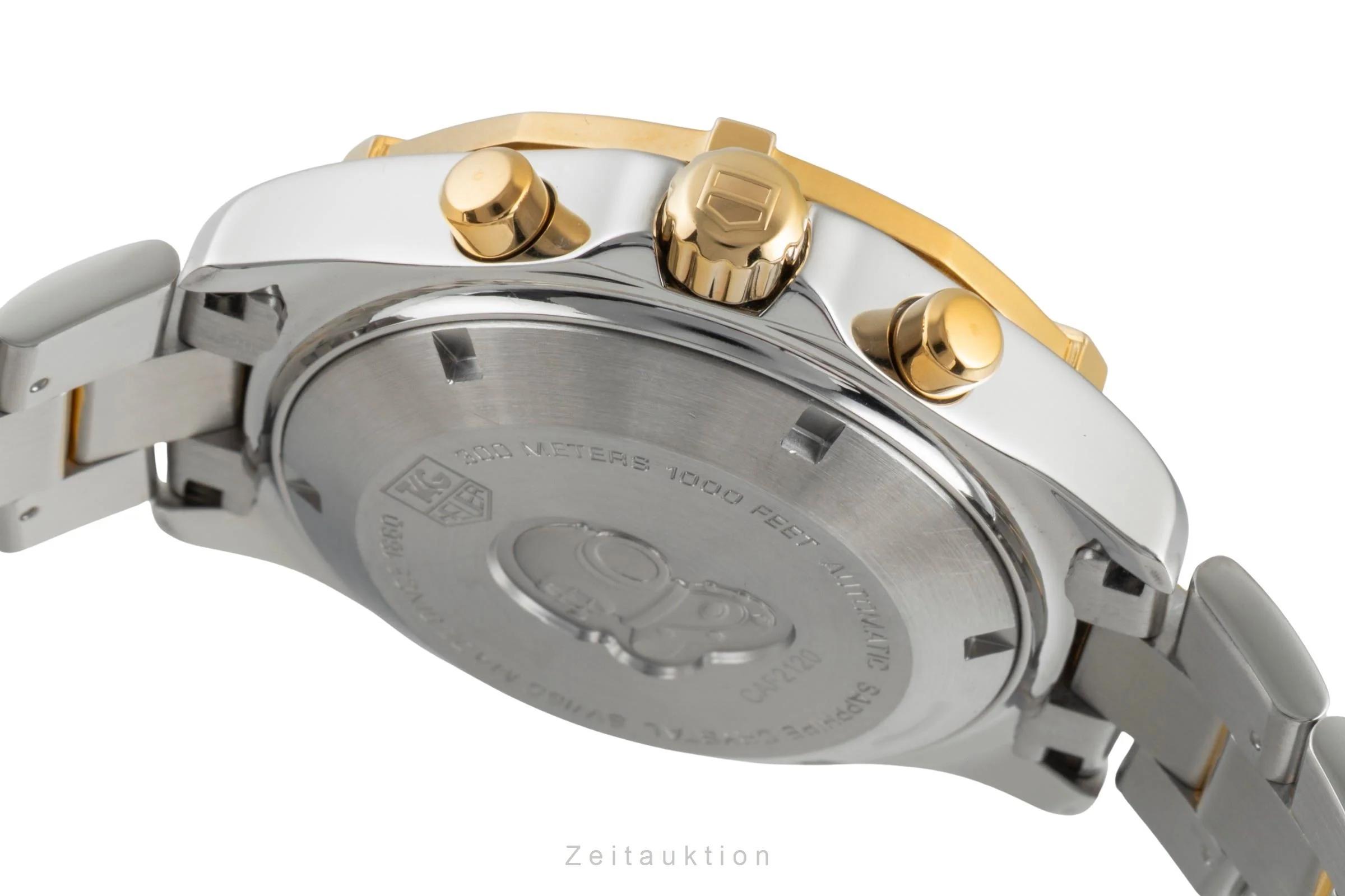 Tag Heuer Aquaracer chronograph gilt / steel automatic men's watch CAF2120.BB0816  [2504351] - Image 12