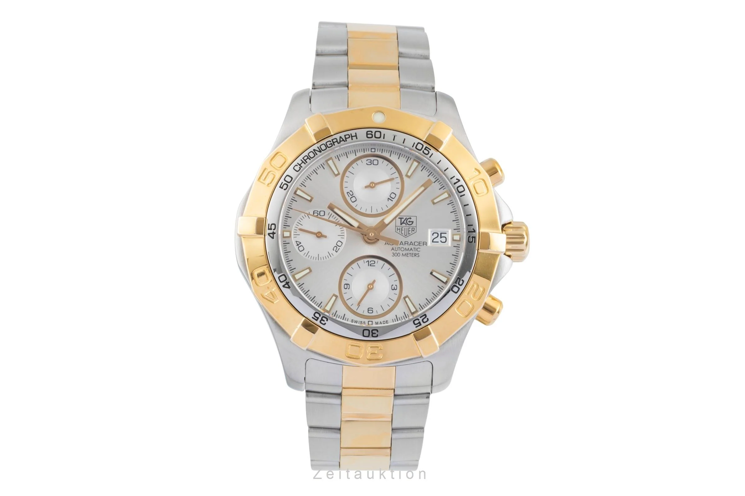 Tag Heuer Aquaracer chronograph gilt / steel automatic men's watch CAF2120.BB0816  [2504351] - Image 5