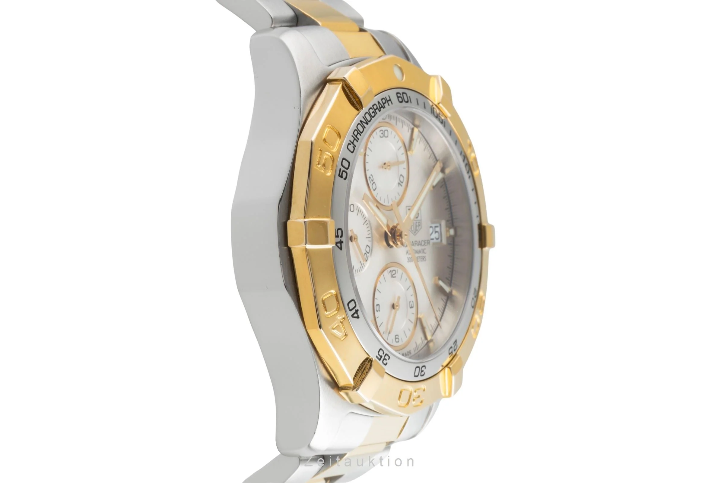 Tag Heuer Aquaracer chronograph gilt / steel automatic men's watch CAF2120.BB0816  [2504351] - Image 8
